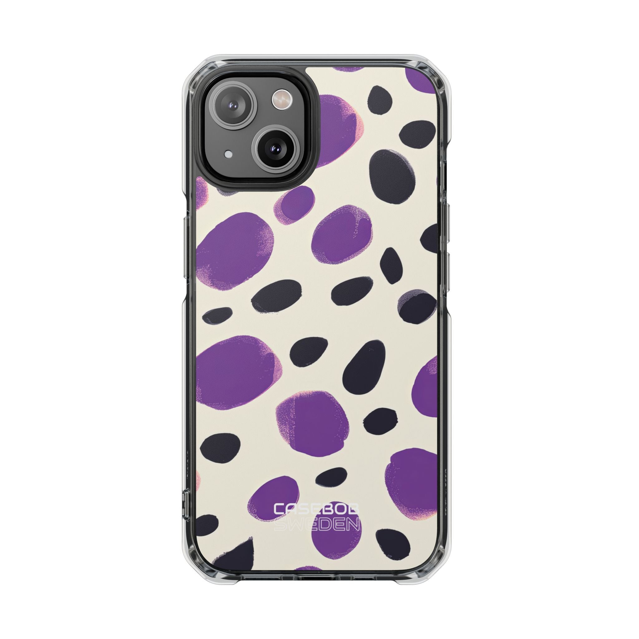 Purple Pebble Dance iPhone 14 - Impact Clear+
