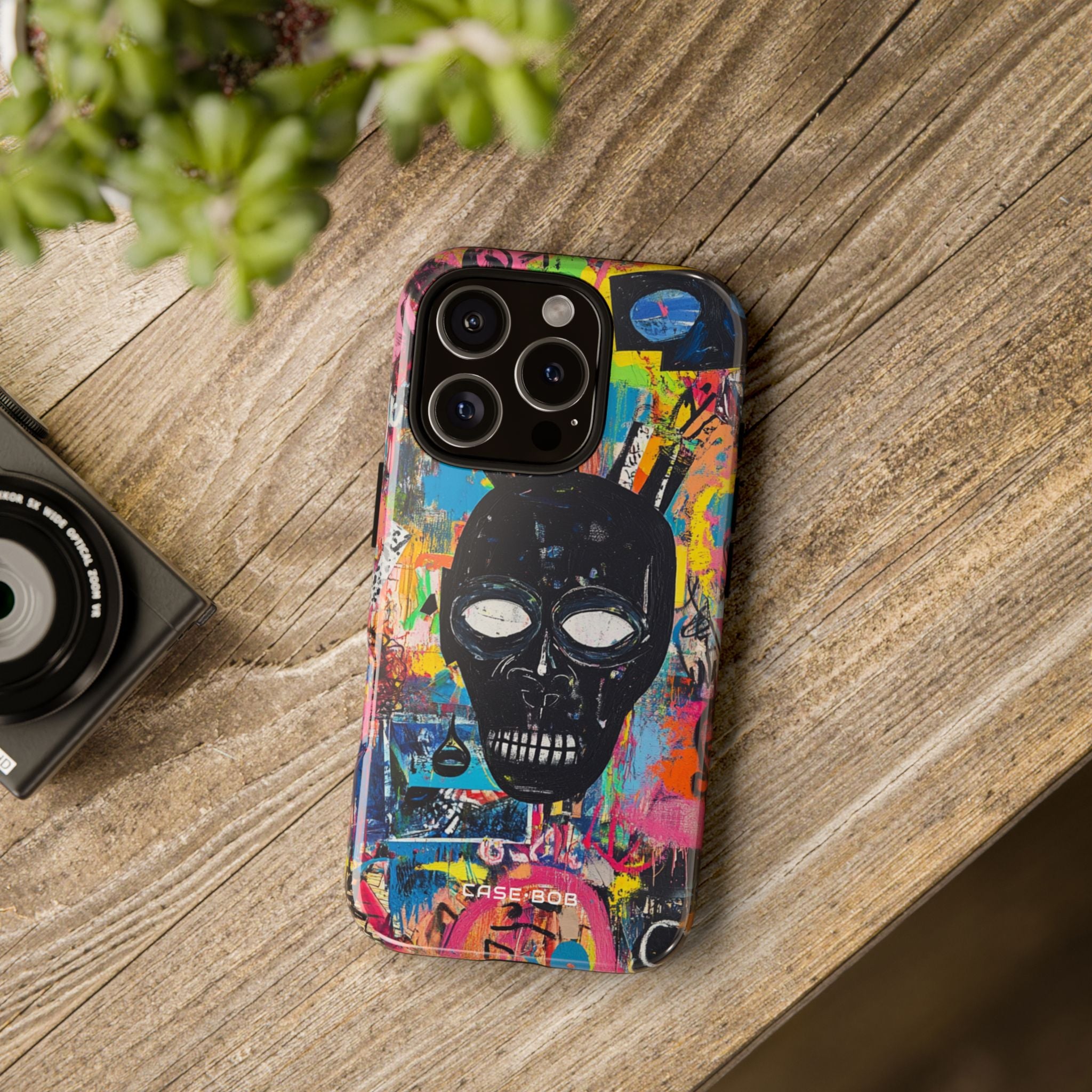 Skull Blaze iPhone 16 Pro Case - Tough