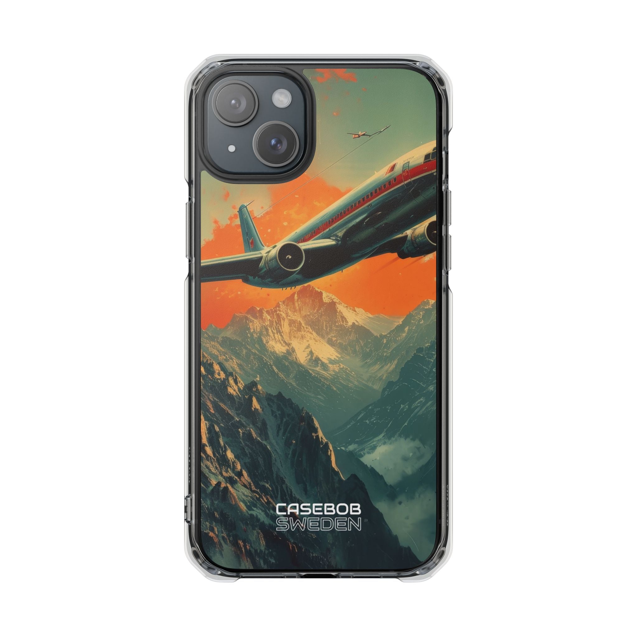 Soaring Mountain Flight iPhone 15 - Impact Clear+