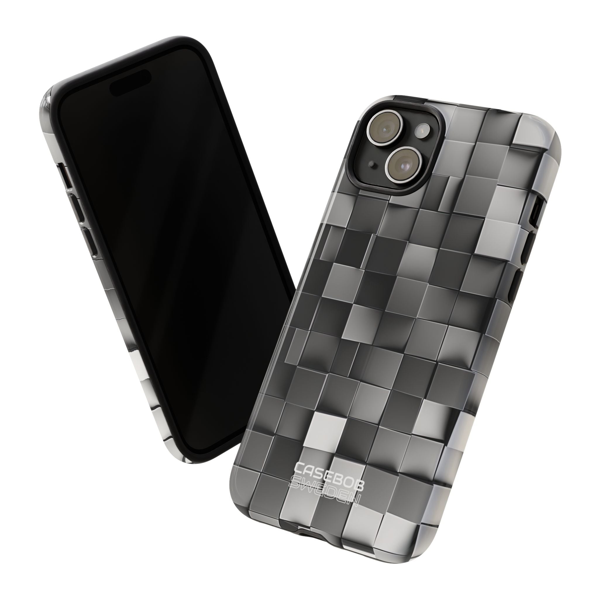 Profondità Cubo Monocromatico iPhone 15 - Tough