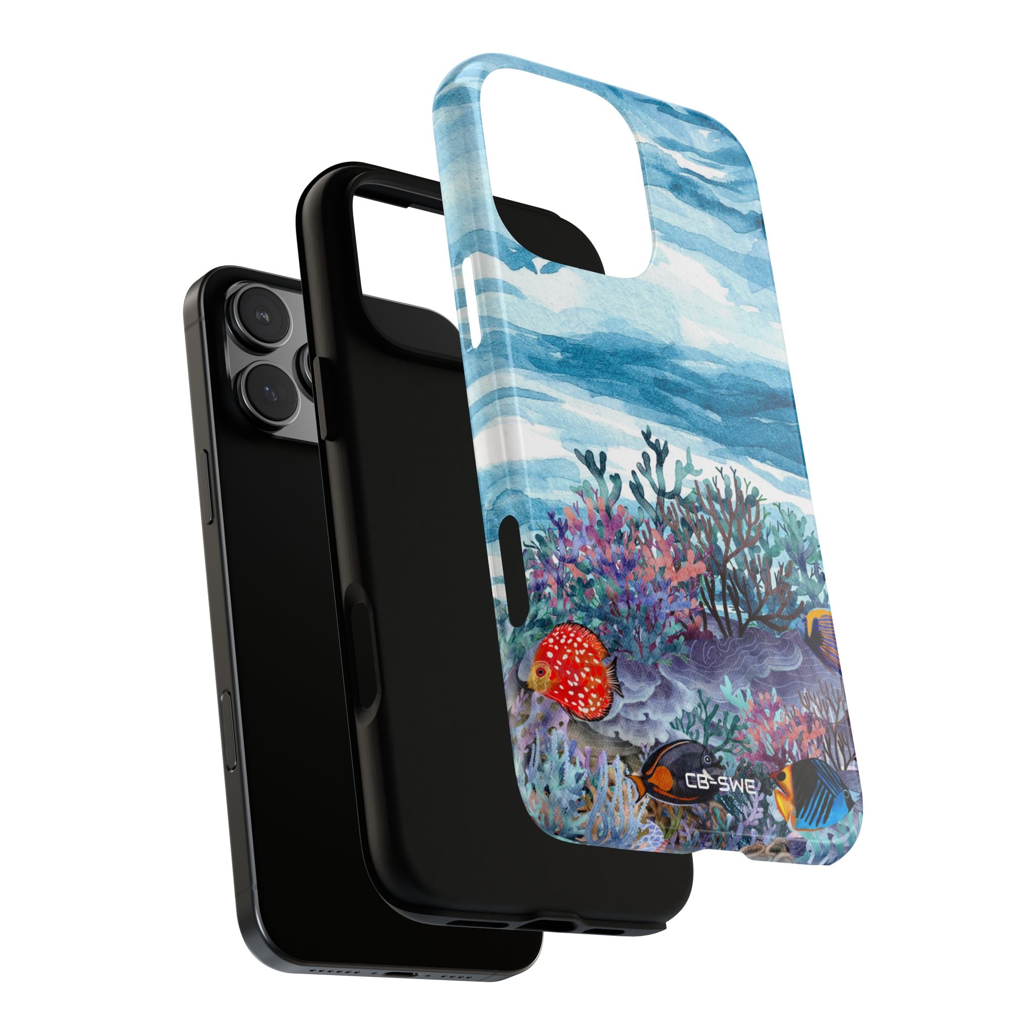 Aquatic Life Watercolors - iPhone Case