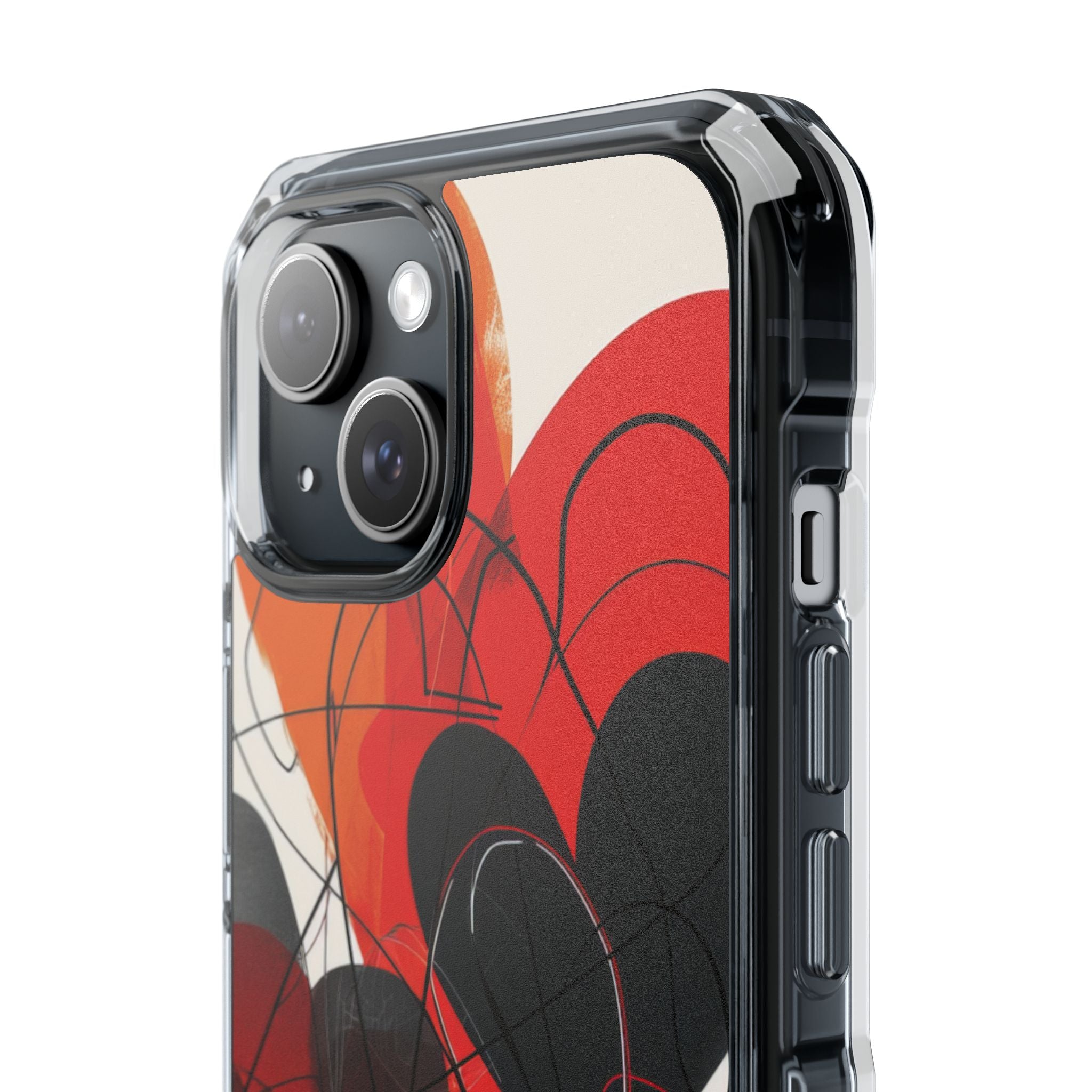 Crimson Motion Flow iPhone 15 - Impact Clear+