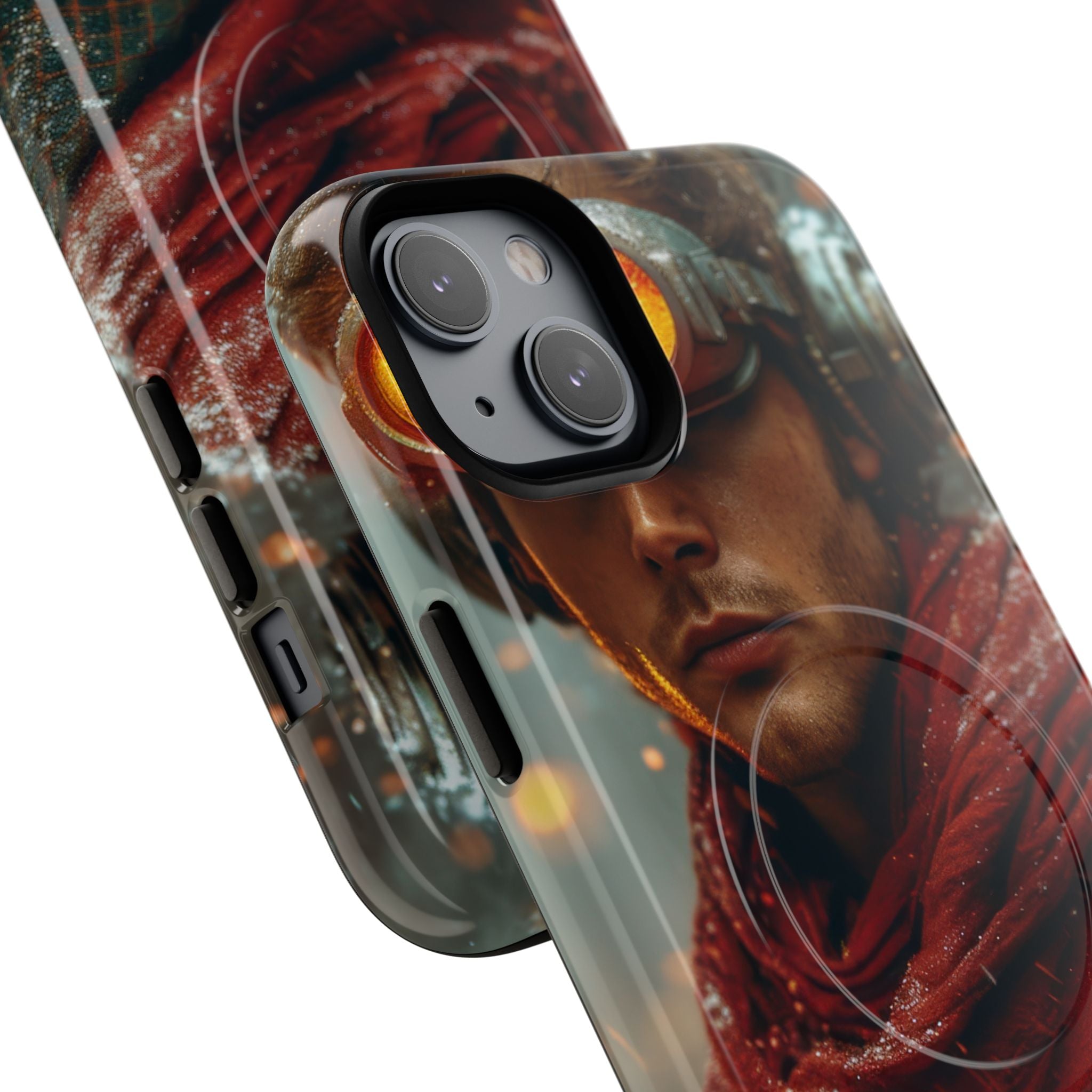Futuristic Steampunk Explorer iPhone 14 - Tough+