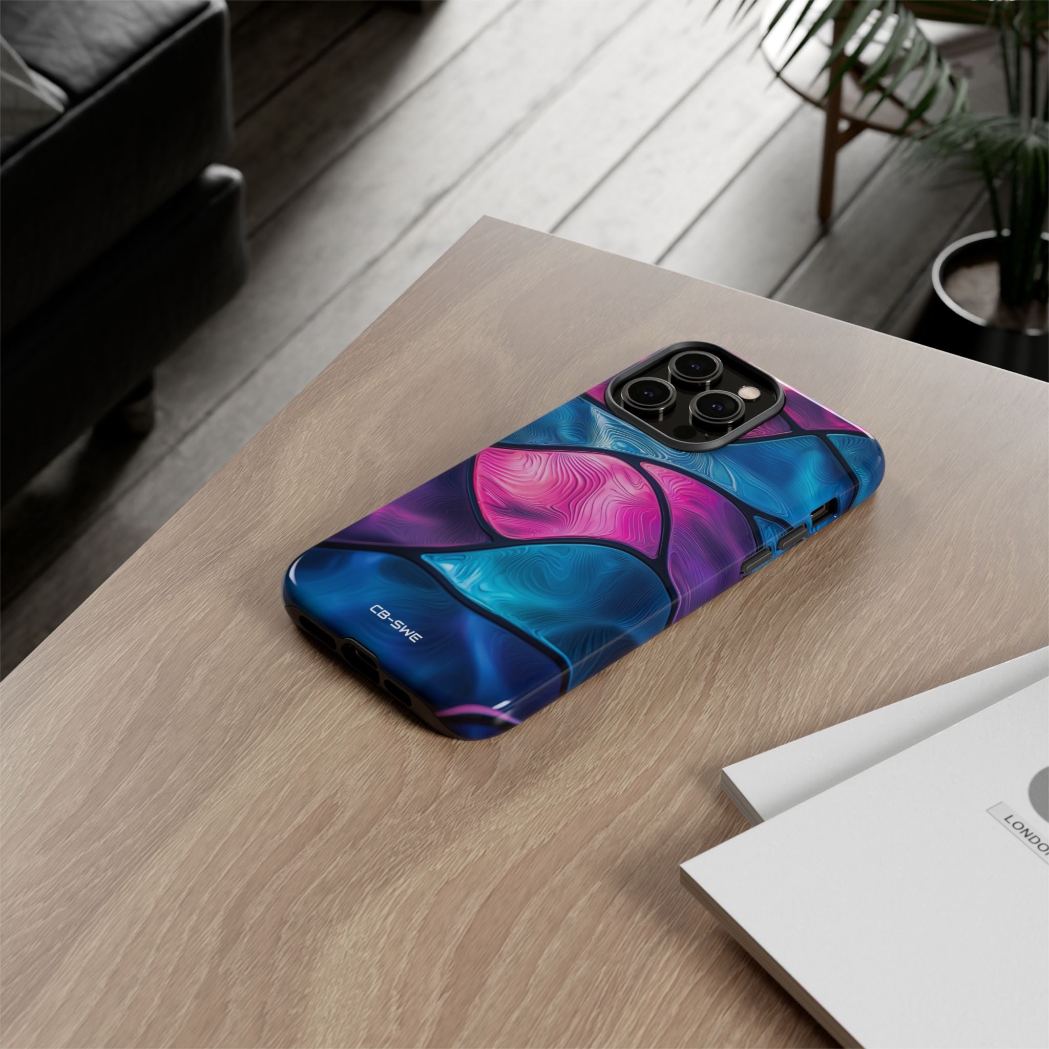 Shimmering Waves Flow - iPhone Case