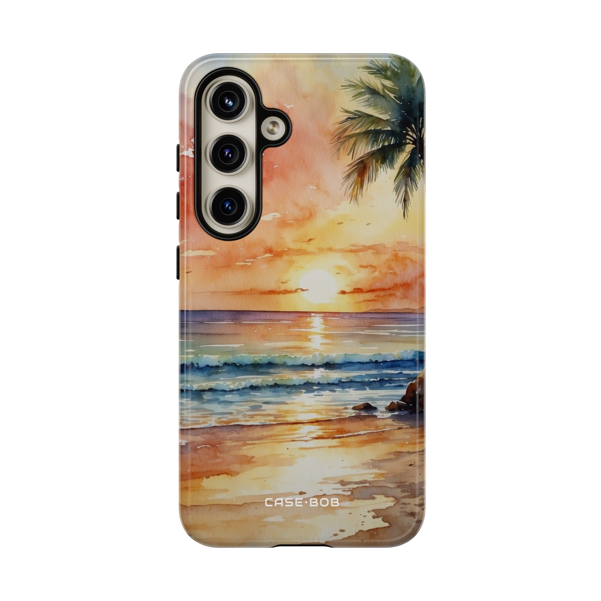 Sunset Palm Samsung S24 Case - Tough