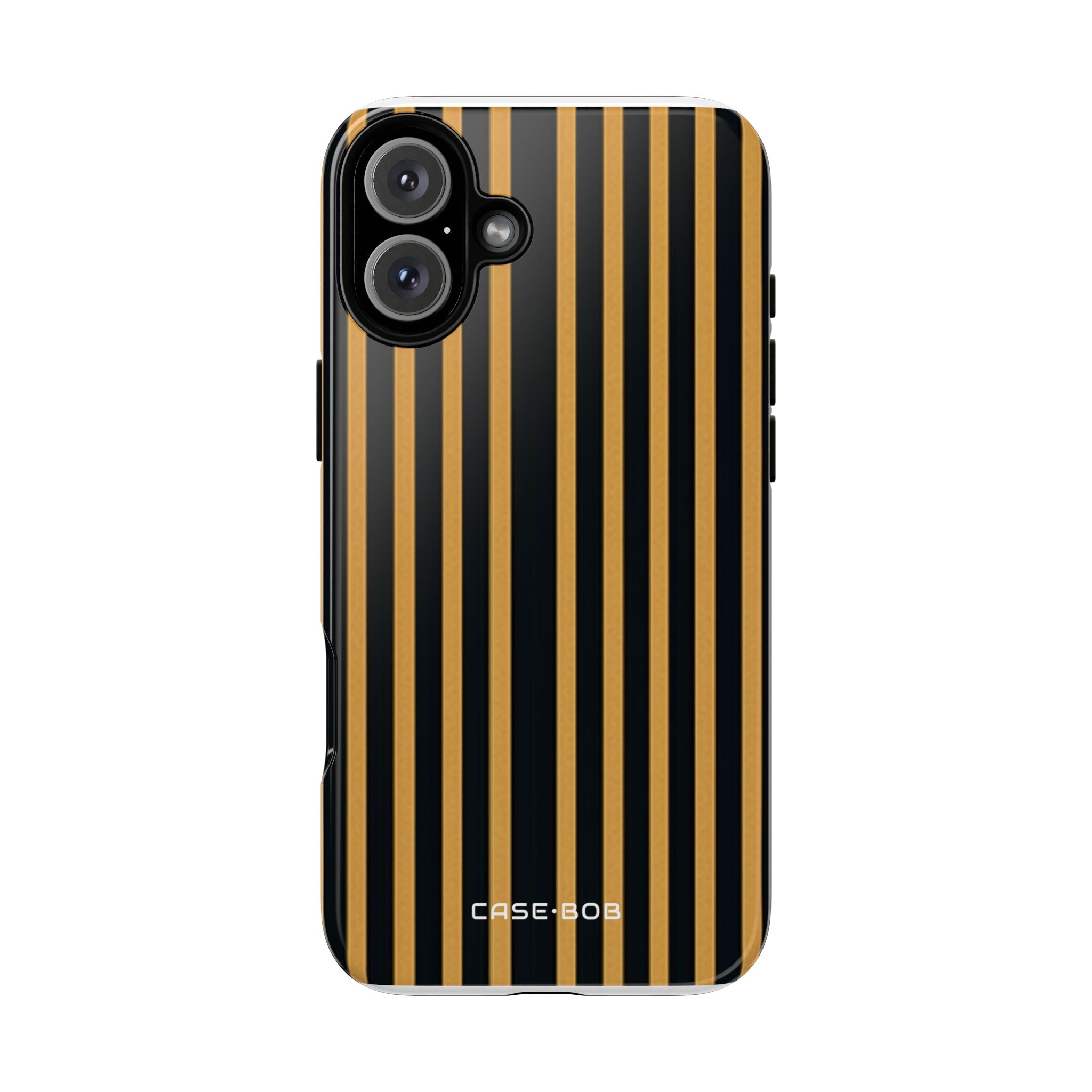 Golden Stripes iPhone 16 Plus Case - Tough