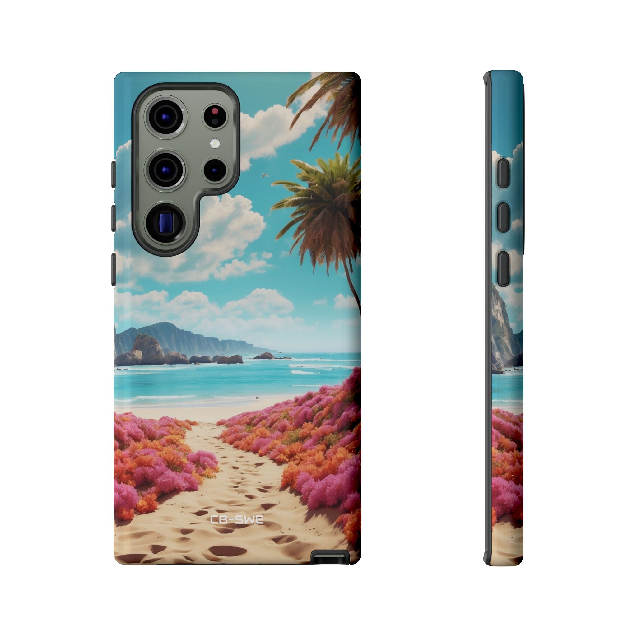 Tropical Flowers Frame - Samsung Case