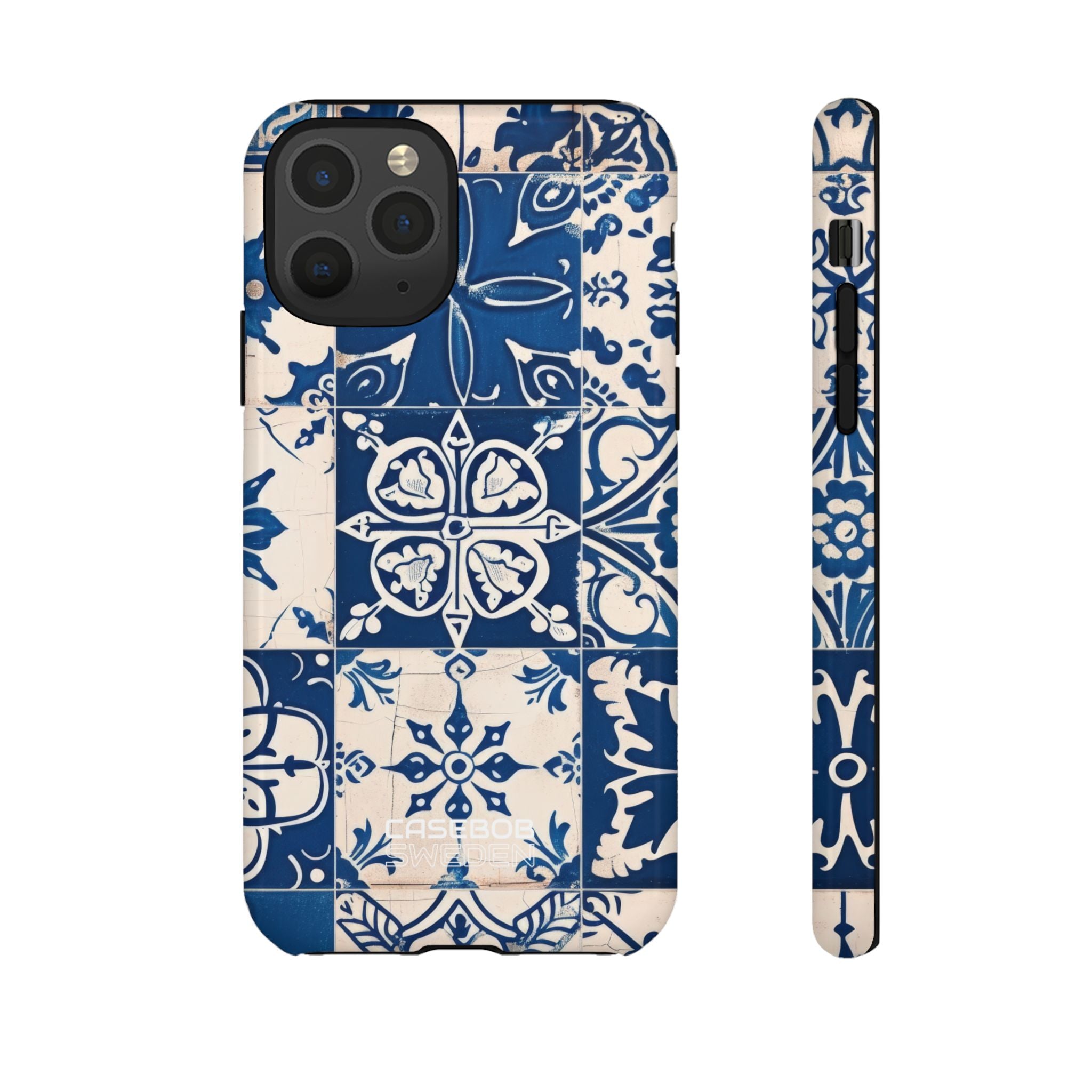 Ornate Blue Tiles iPhone 11 - Tough