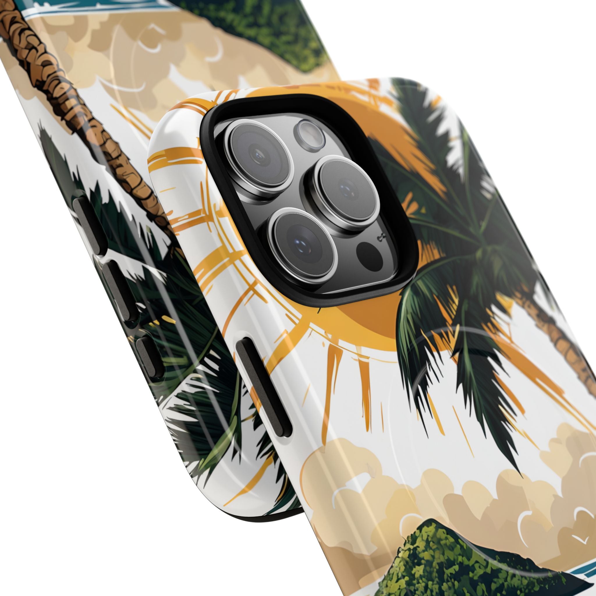 Sunny Palm Breeze iPhone 16 Pro Max Case - Tough+