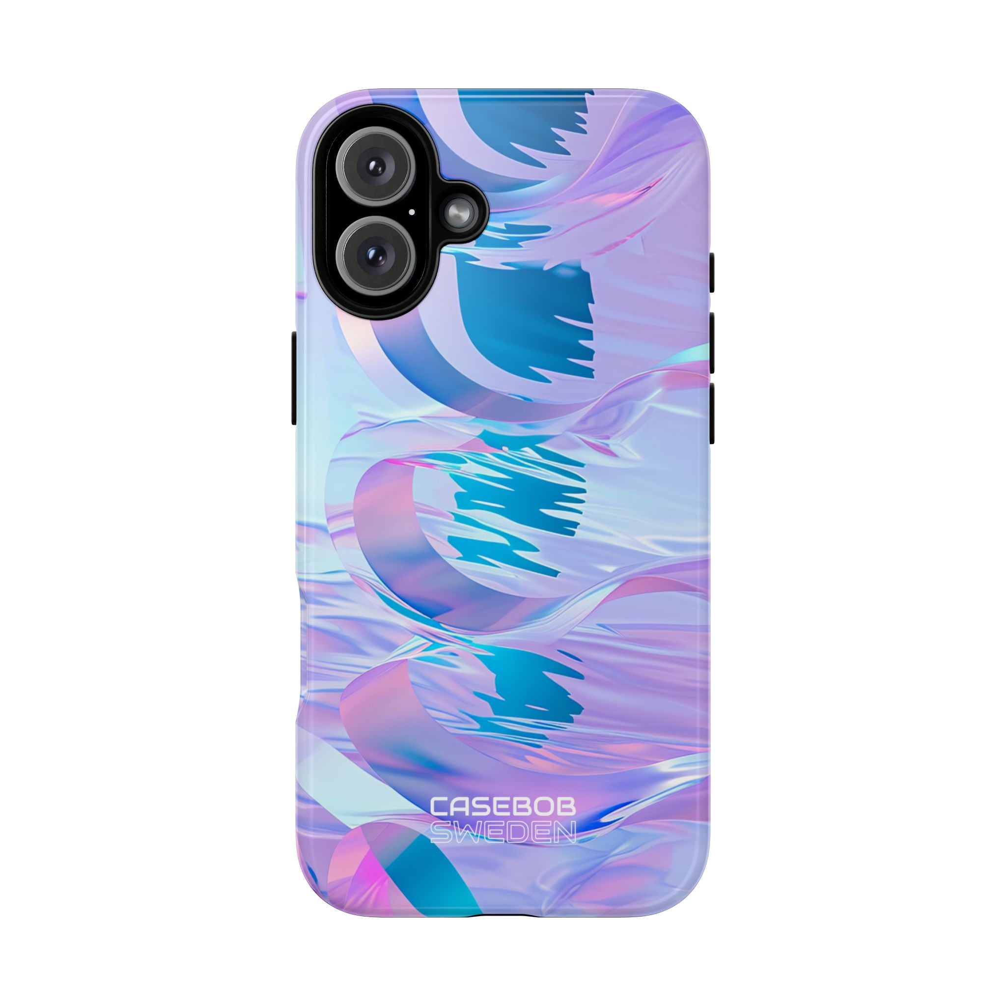 Iridescent Flowing Waves iPhone 16 - Tough