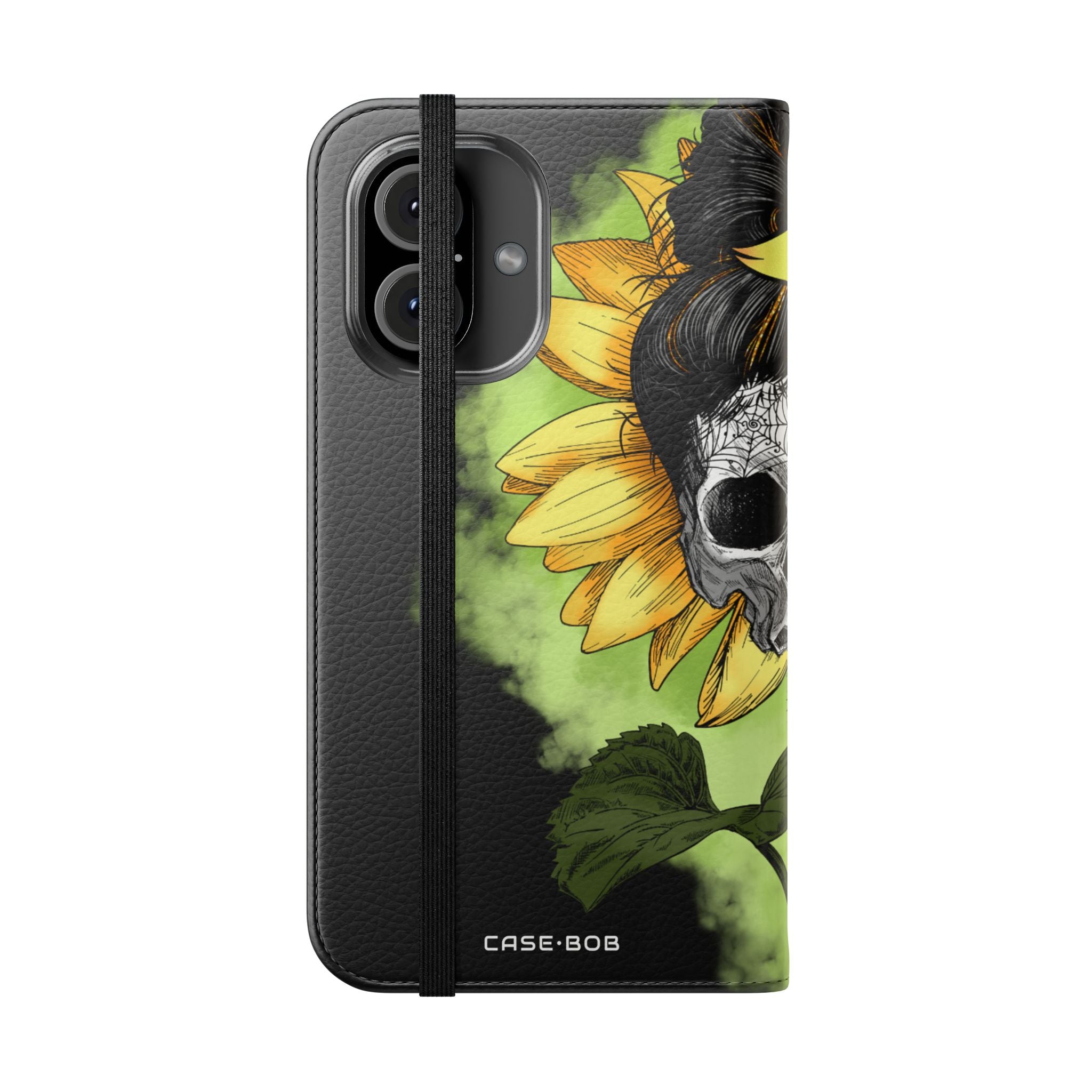 Skull Sunflower - iPhone 16 Case - Wallet