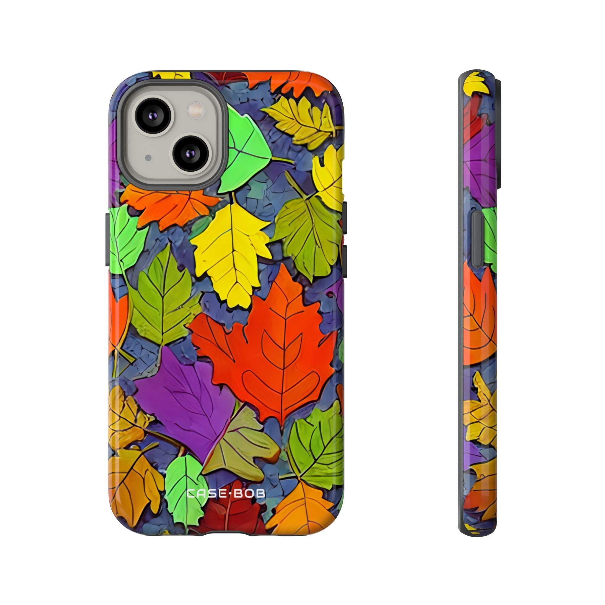Vivid Leafburst iPhone 14 Case - Tough