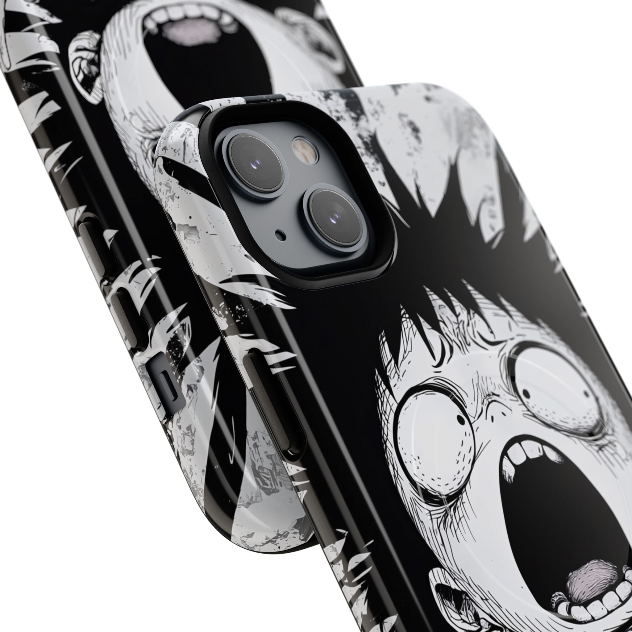 Screaming Stripes iPhone 14 Plus Case - Tough+