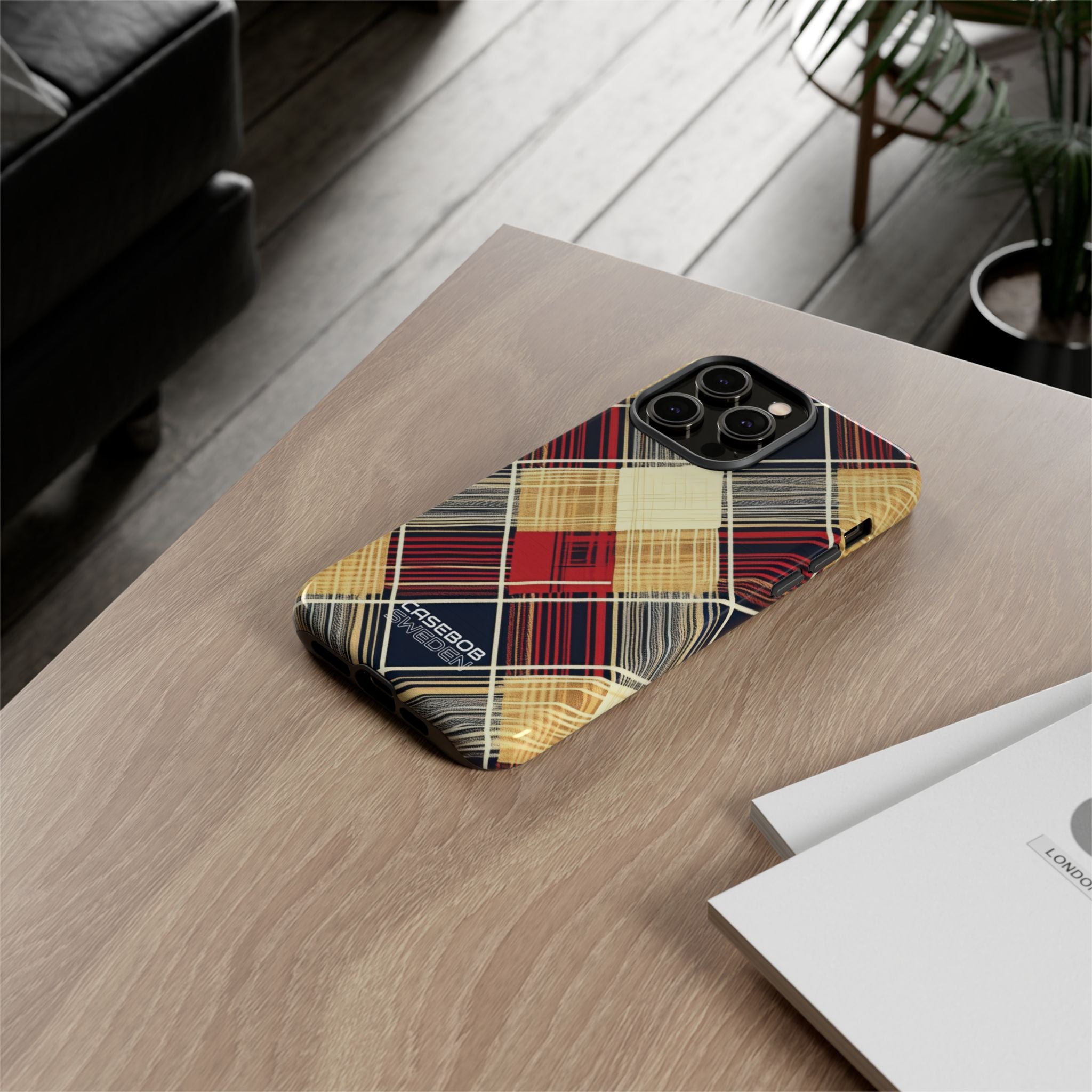 Arazzo a rombi scozzese iPhone 14 - Tough