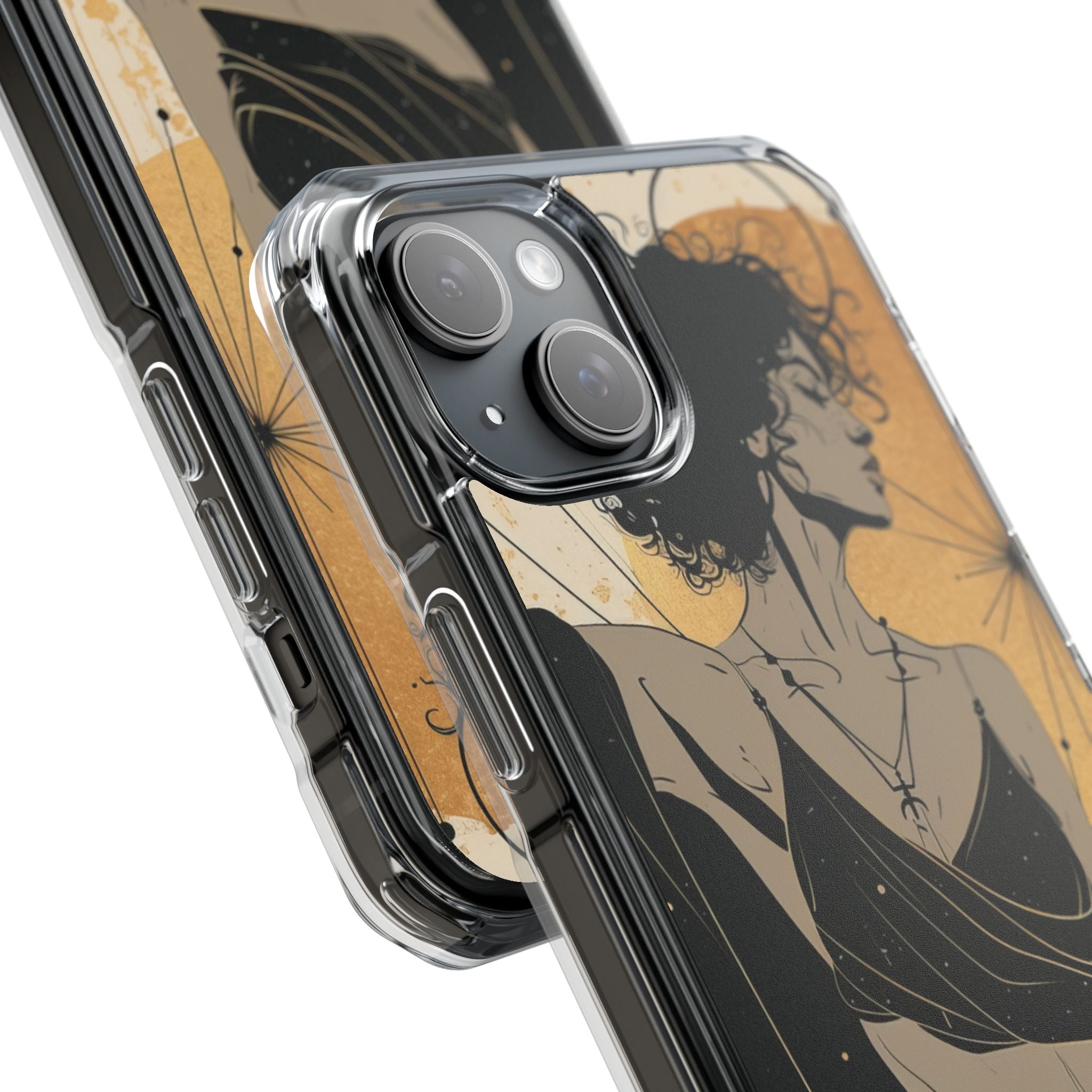 Golden Silence Motion iPhone 15 - Impact Clear+