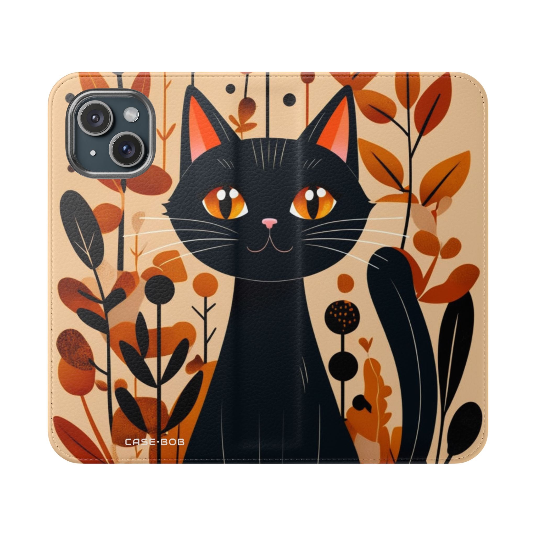 Midnight Gaze - iPhone 15 Case - Wallet