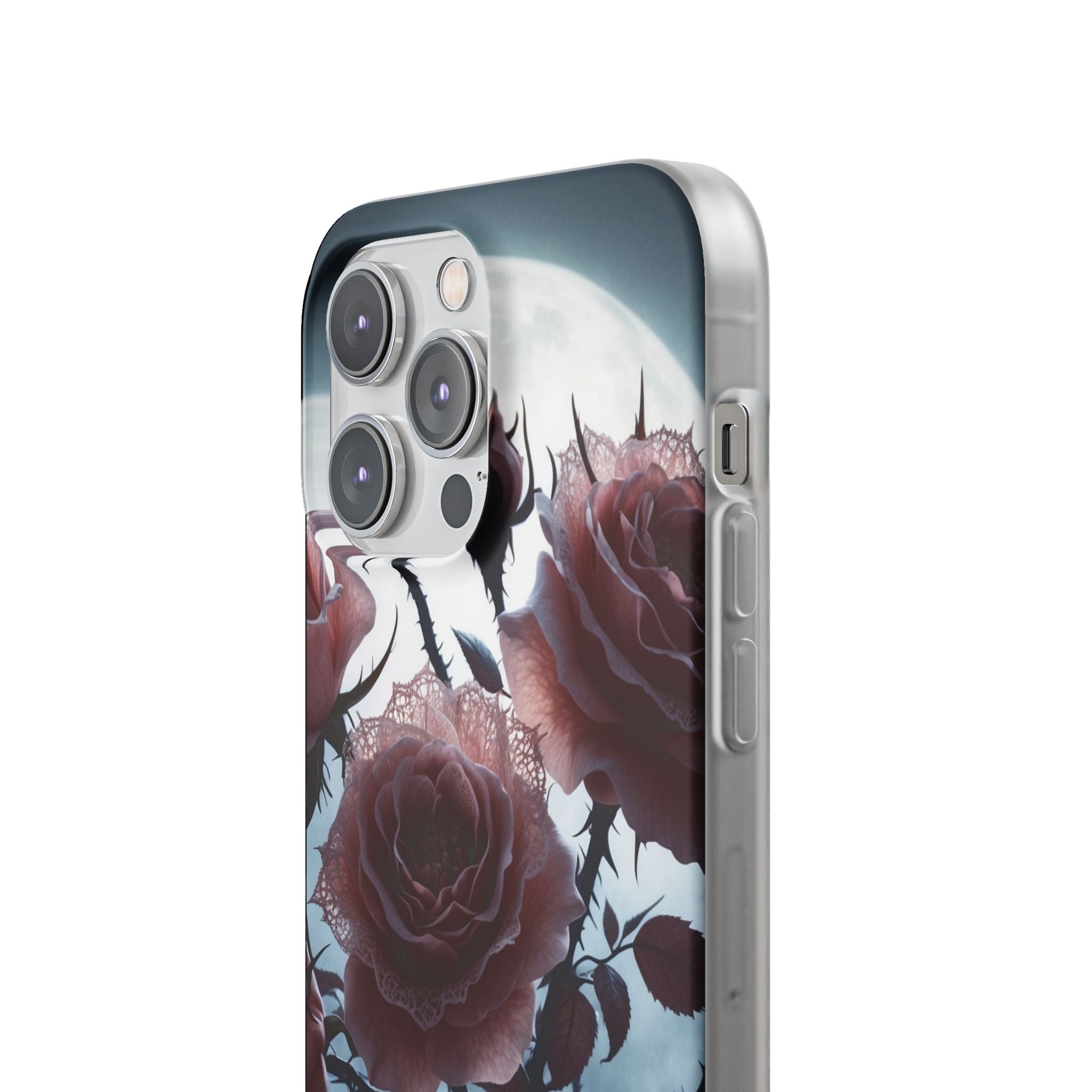 Luminous Rose Thorns iPhone 14 Pro Max Case - Soft