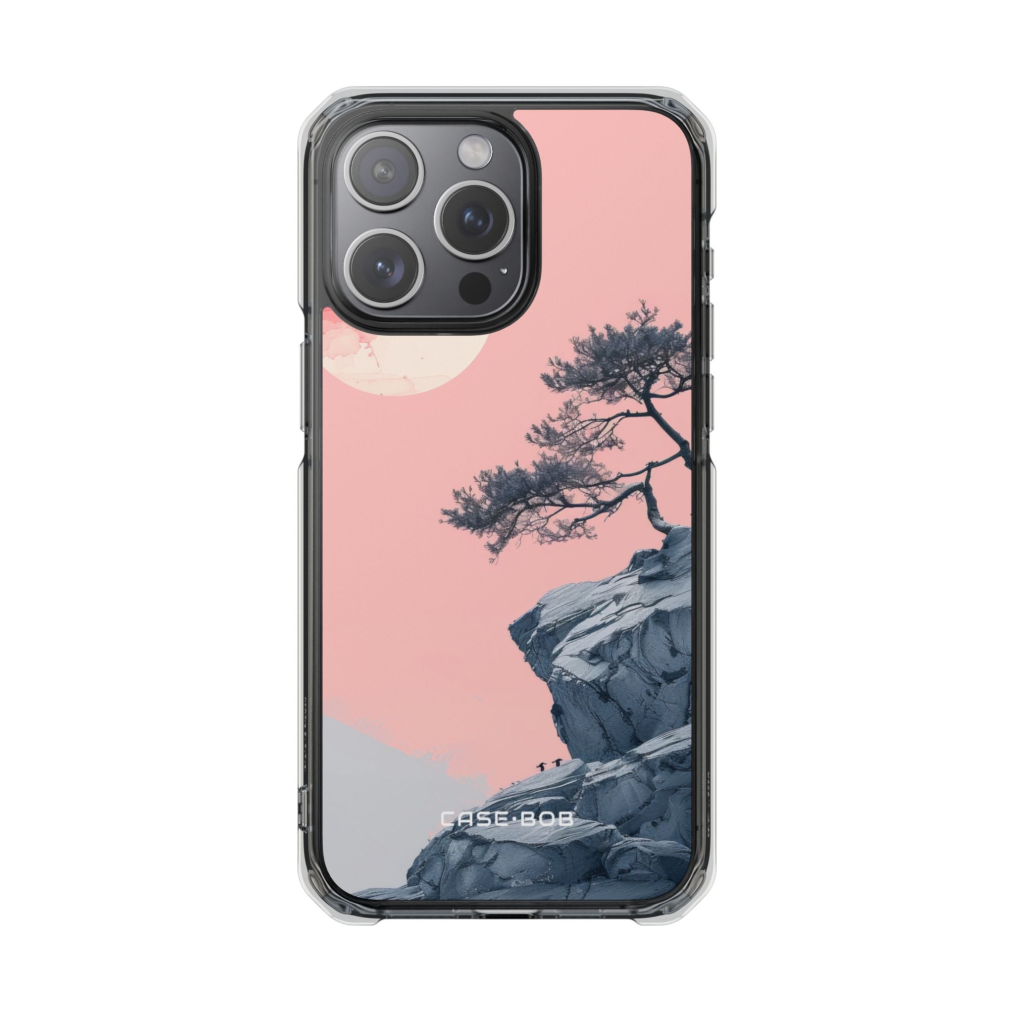 Crimson Moon Tree iPhone 15 Pro Max Case - Impact