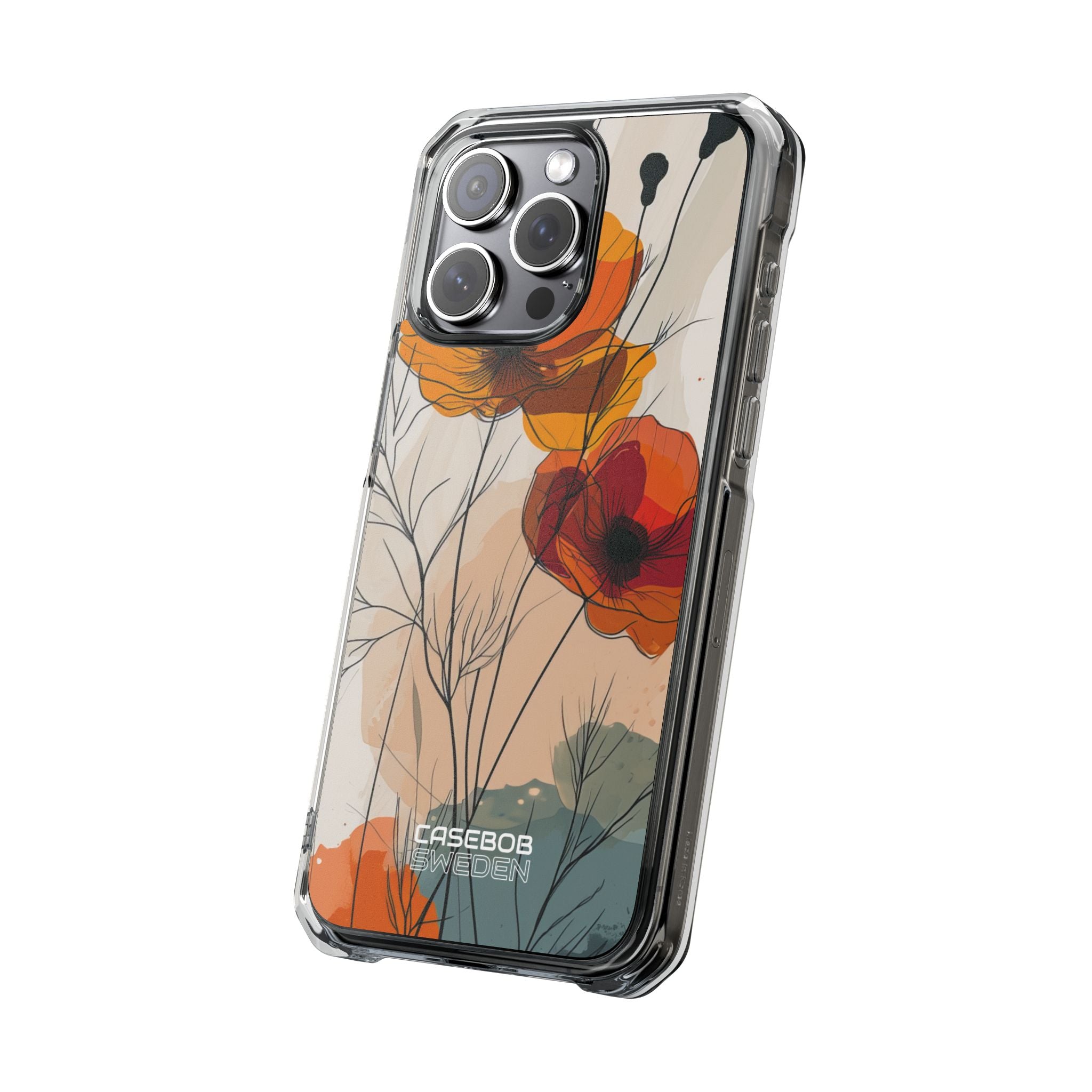 Golden Bloom Dance iPhone 15 - Impact Clear+