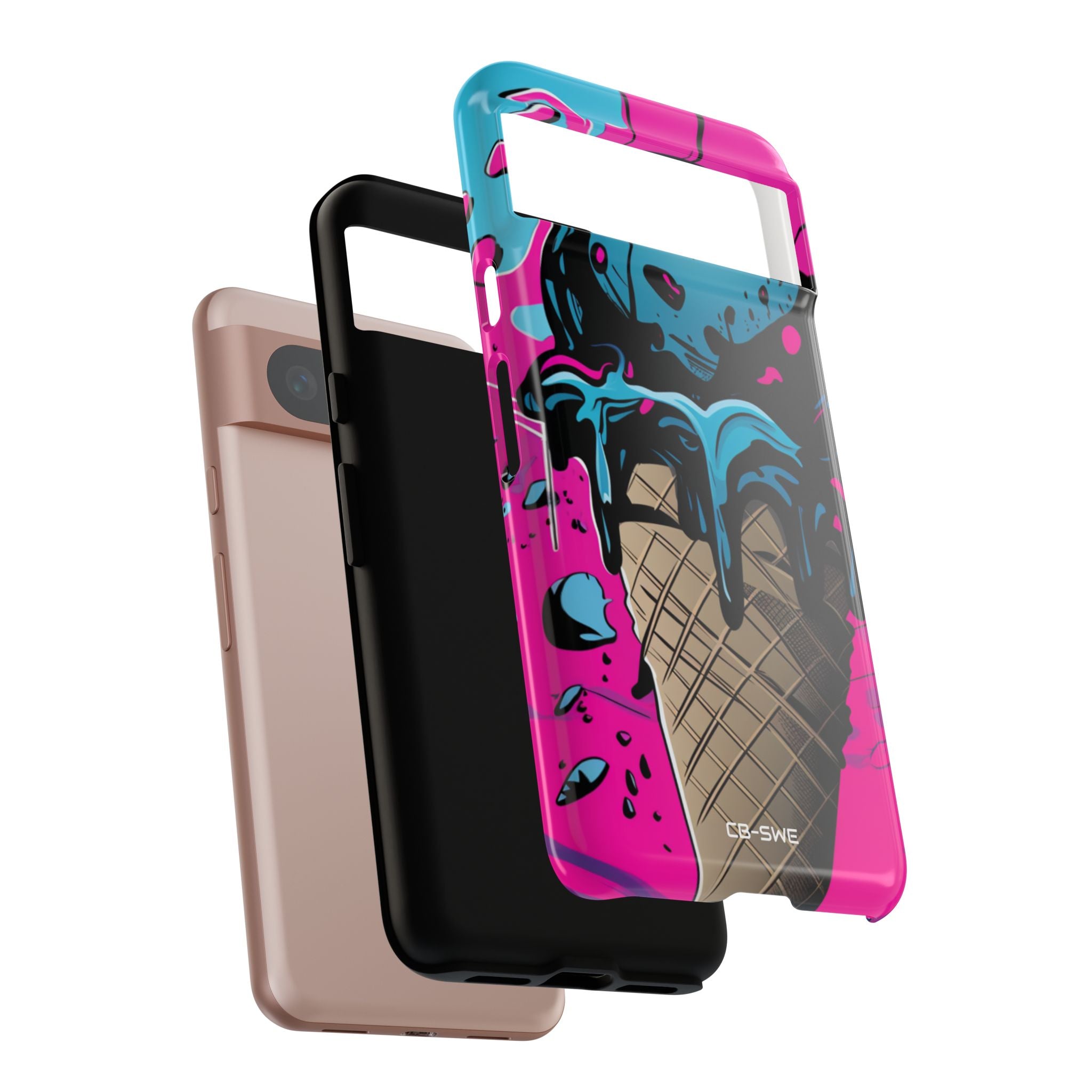 Vibrant Ice Cream Splash - Google Pixel Case
