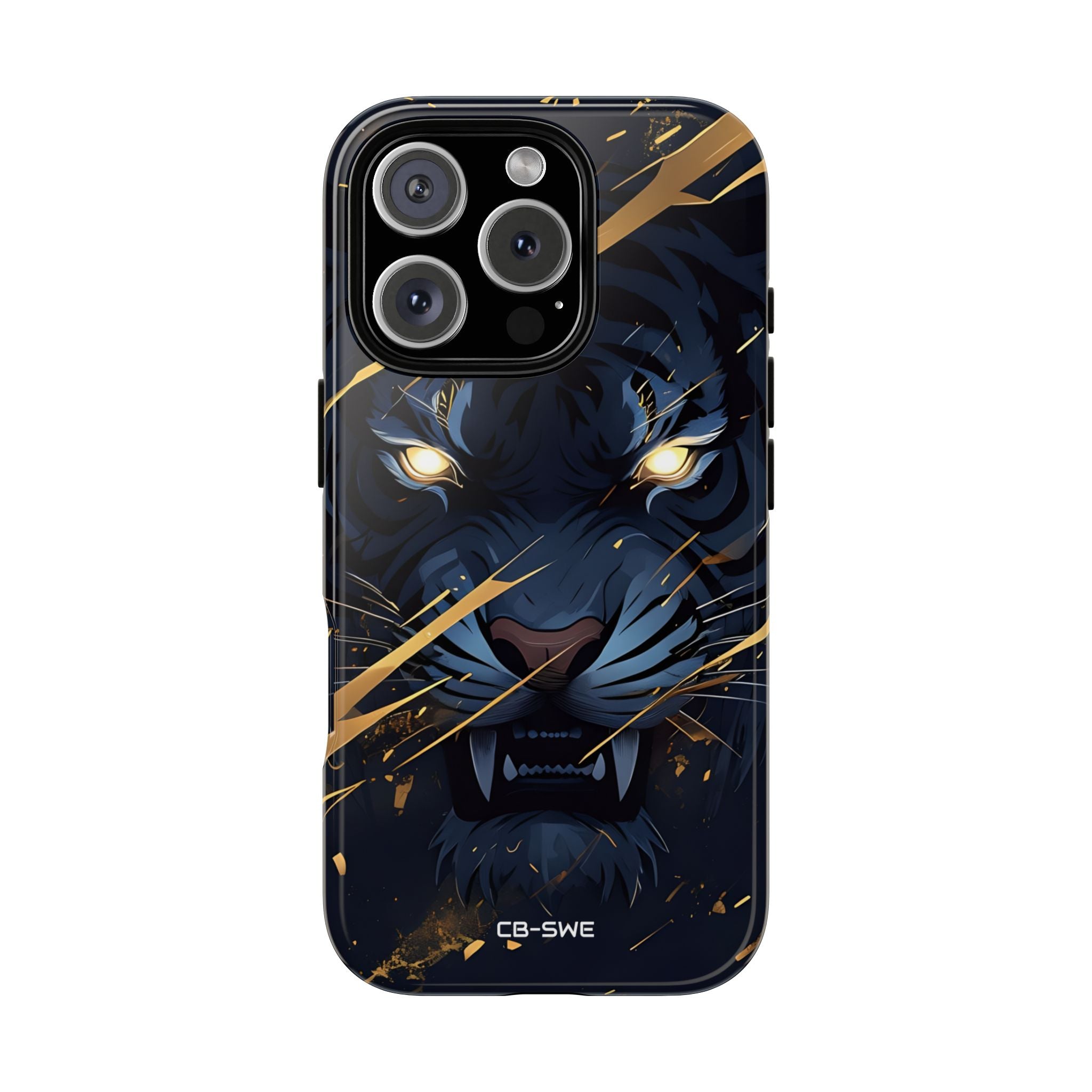 Tiger's Glowing Gaze - iPhone Case