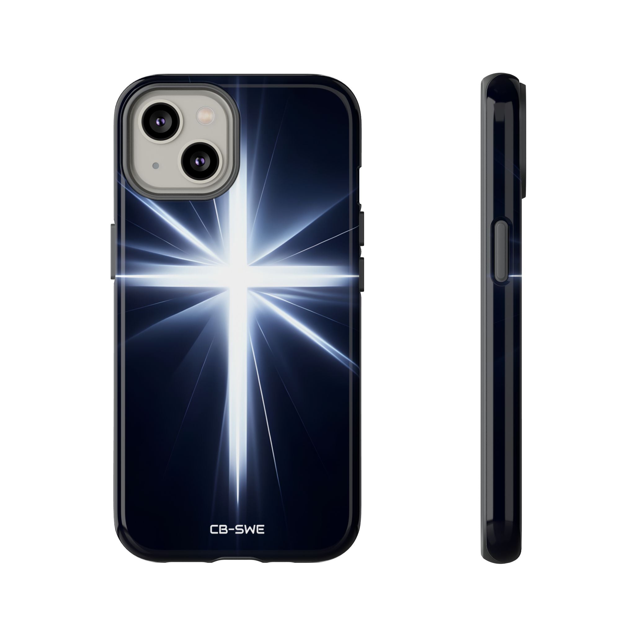 Luminous Cross Radiance - iPhone Case