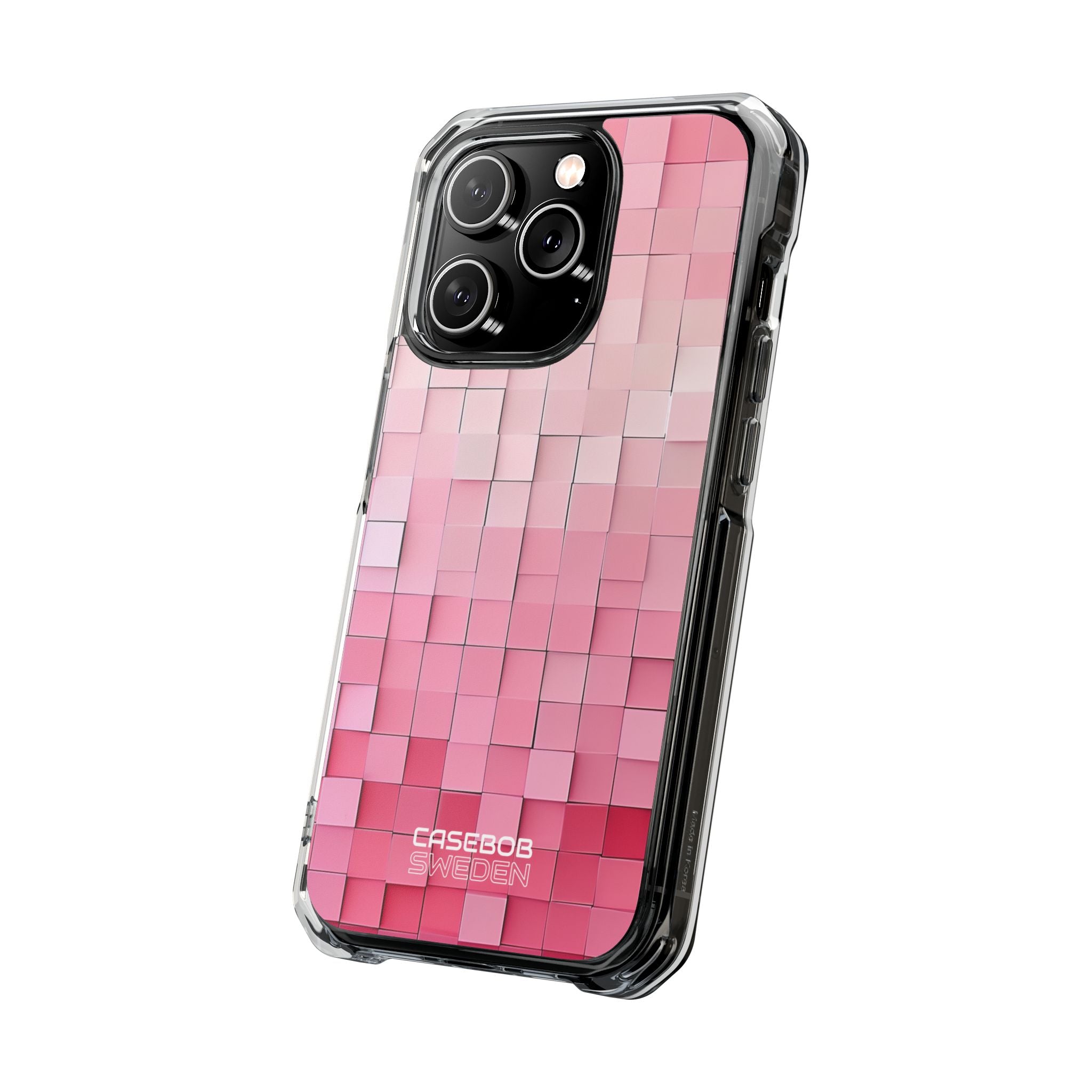 Pink Mosaic Glow iPhone 14 - Impact Clear+