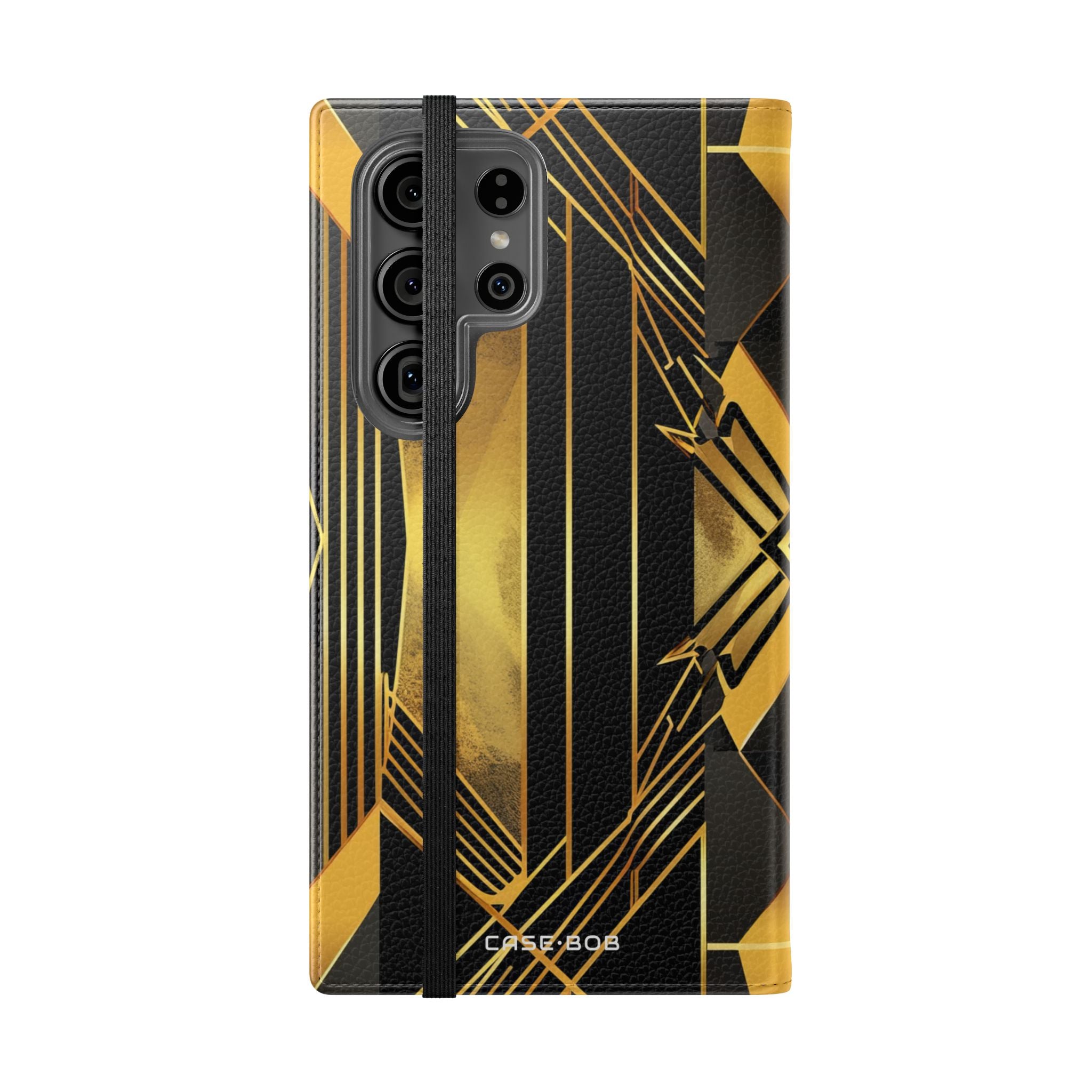 Golden Xcape - Samsung S23 Ultra Kotelo - Lompakkokotelo