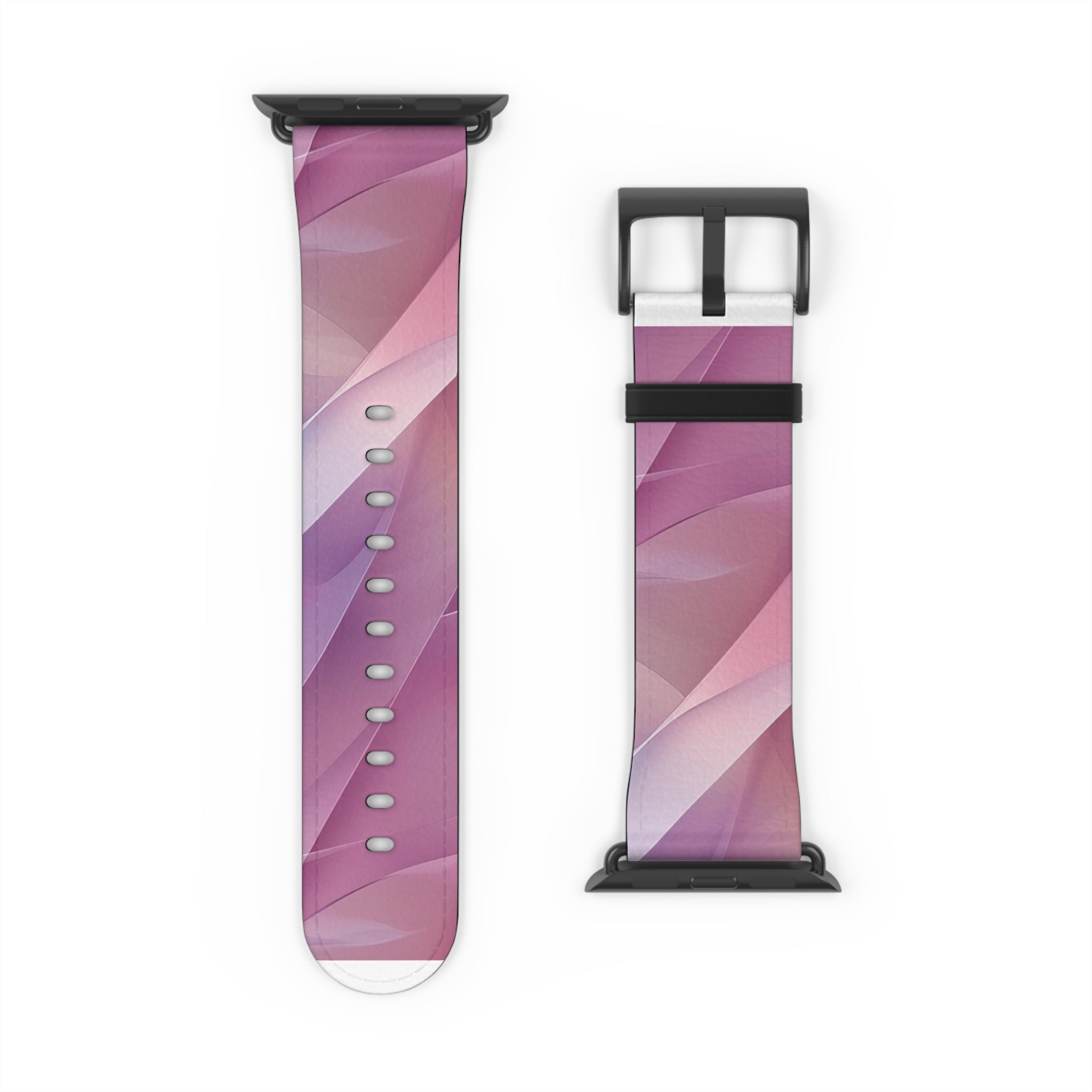 Pink Leafwave - Watch Band