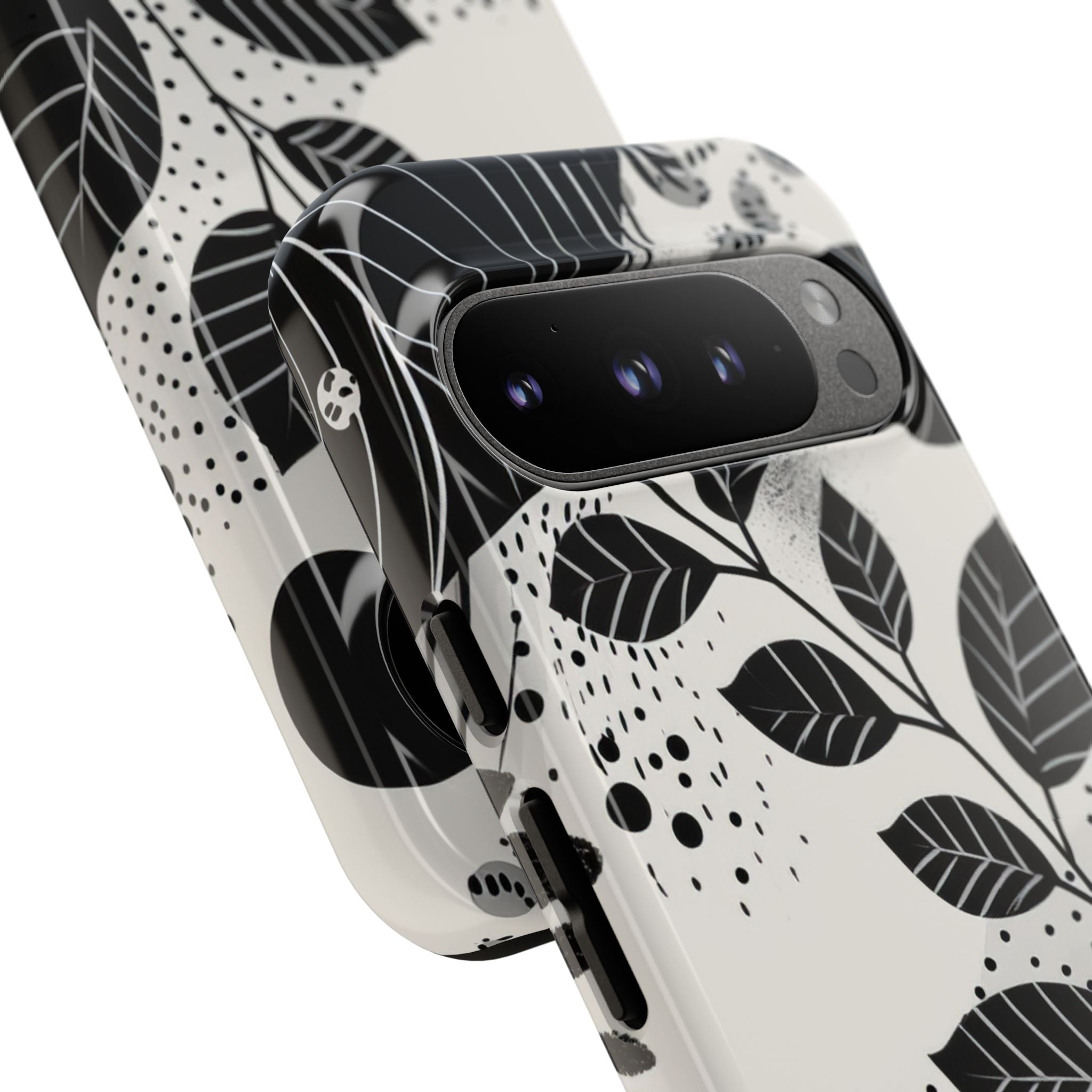 Ritmo di foglie monocromo Google Pixel 9 - Tough