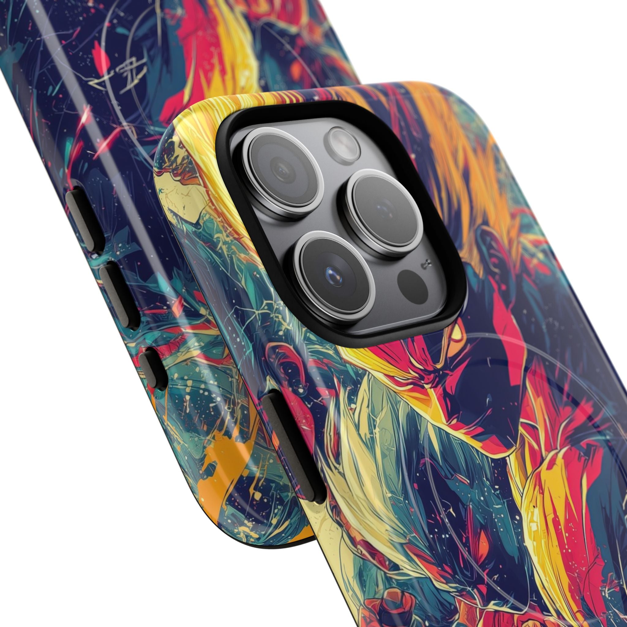 Yellow Fury iPhone 15 Pro Case - Tough+