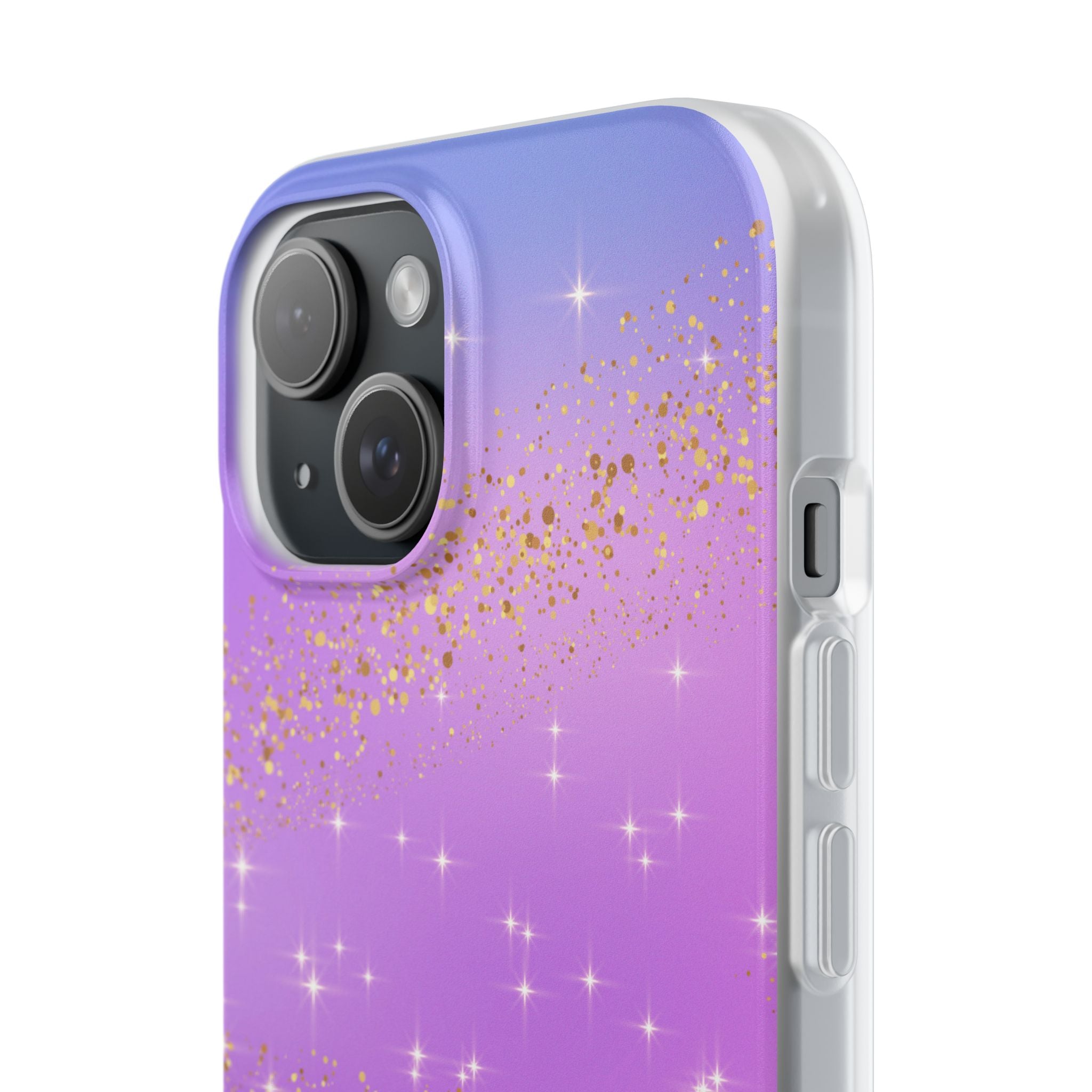 Golden Glide iPhone 15 Case - Soft