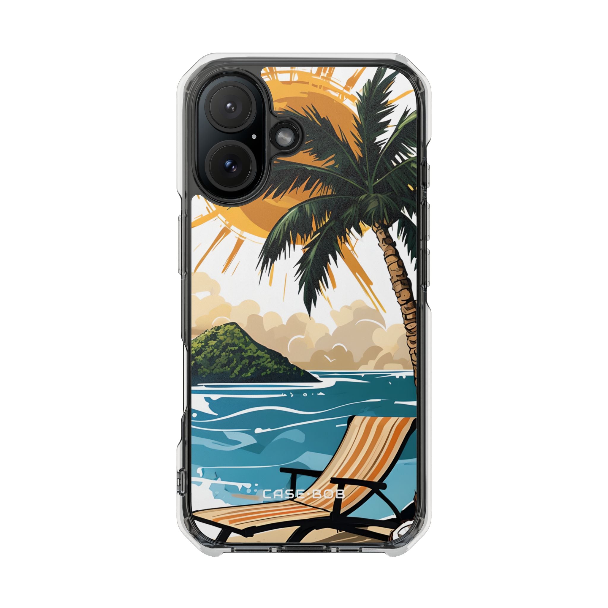 Sunny Palm Breeze iPhone 15 Case - Impact