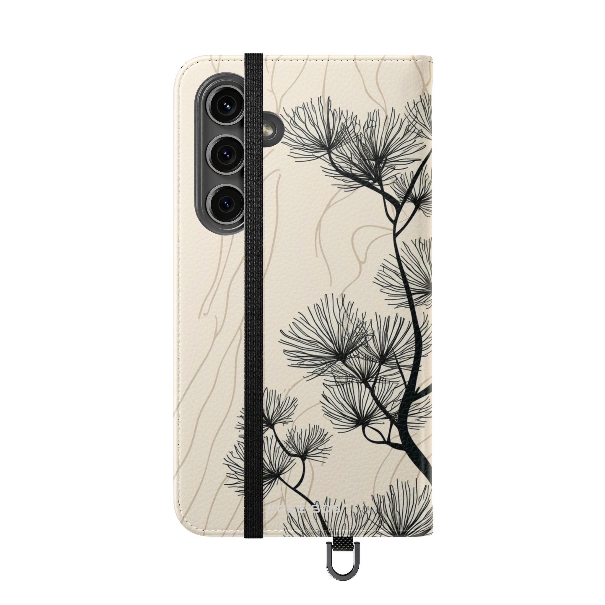 Spiky Tree Sunset - Samsung S24 Plus Case - Wallet