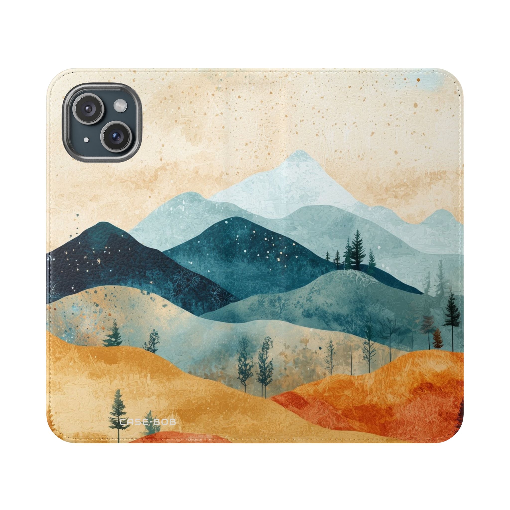 Blue Ridge Moon - iPhone 15 Plus Case - Wallet
