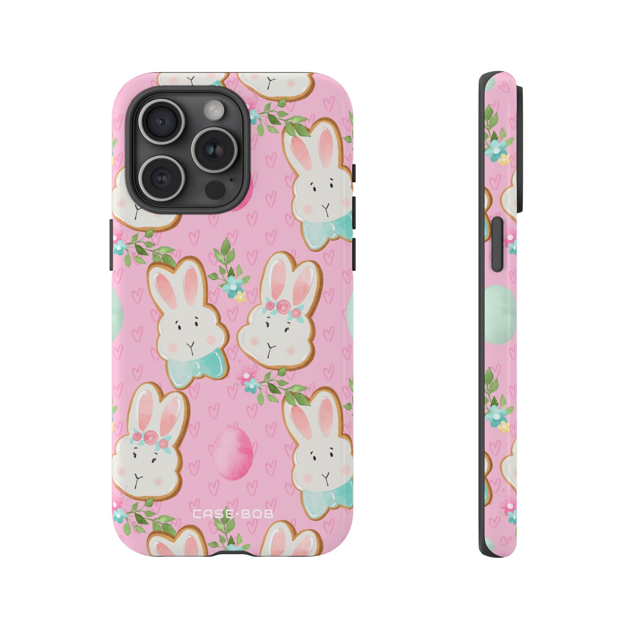 Bunny Blossom iPhone 15 Pro Max Case - Tough