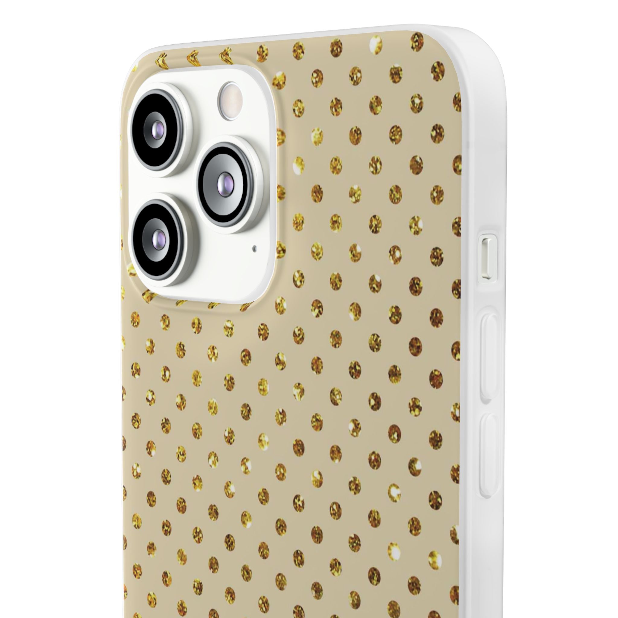 Gold Sparkle Grid iPhone 13 Pro Max - Soft
