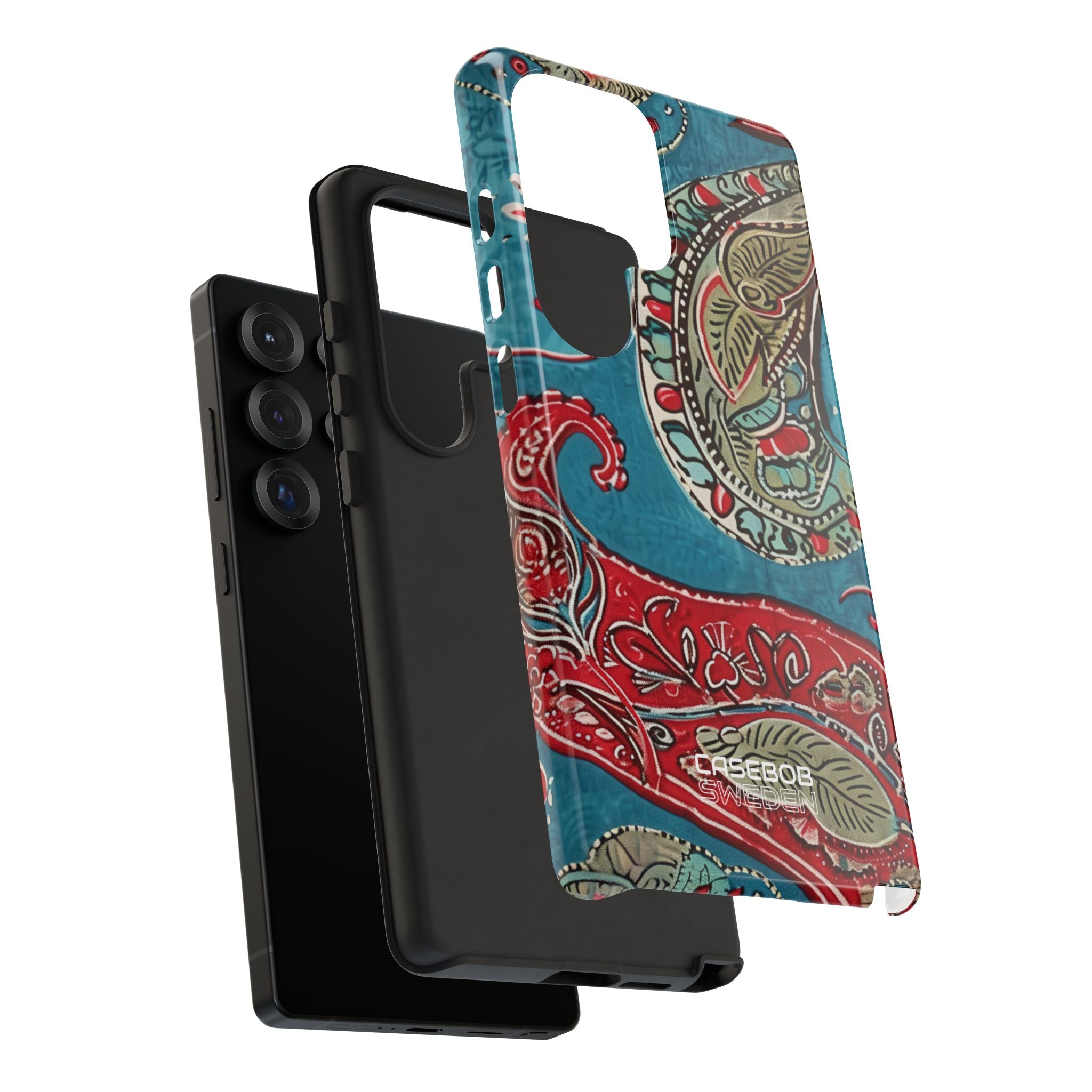 Paisley Floral Fusion Samsung S25 - Tough