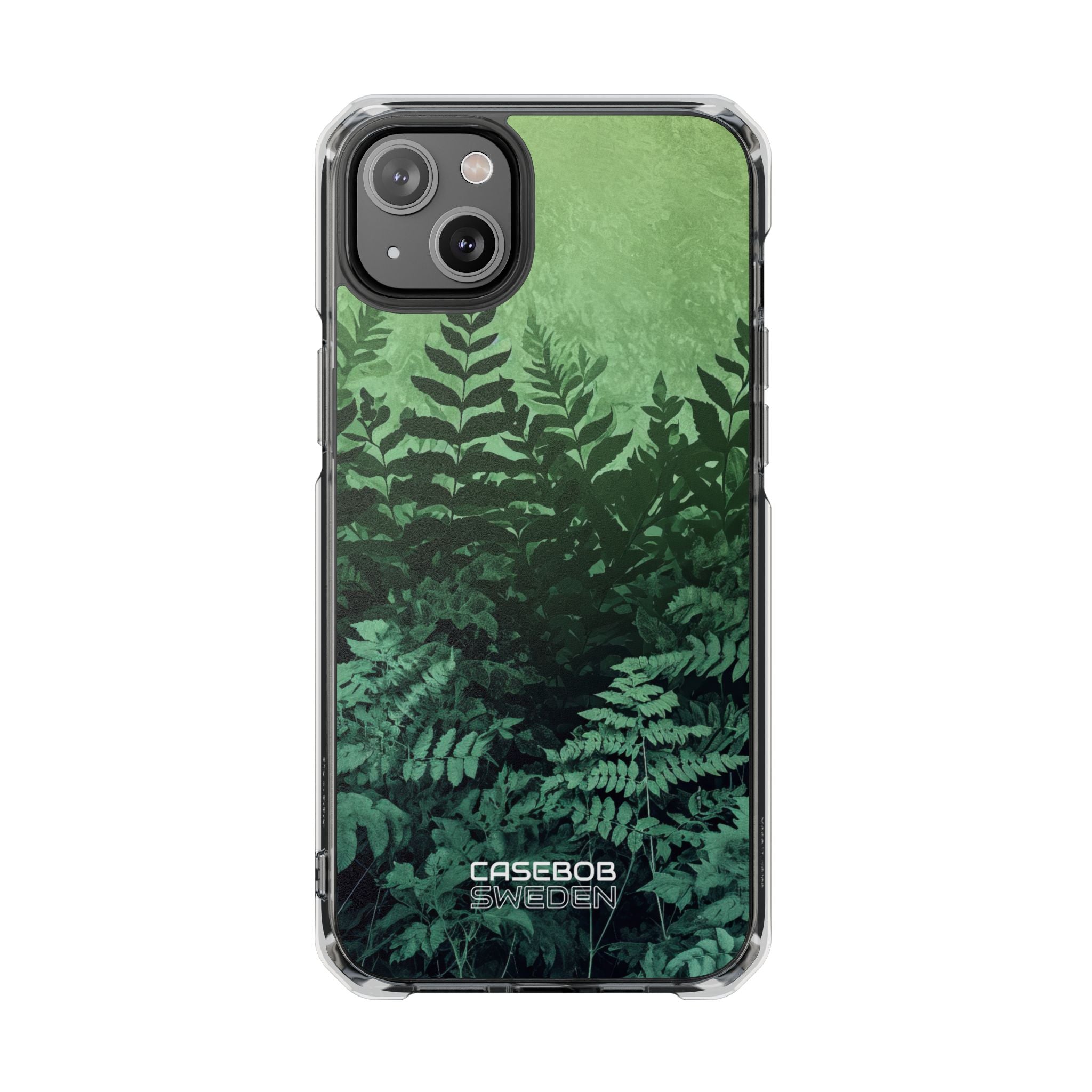 Verdant Fern Silhouettes iPhone 14 - Impact Clear+
