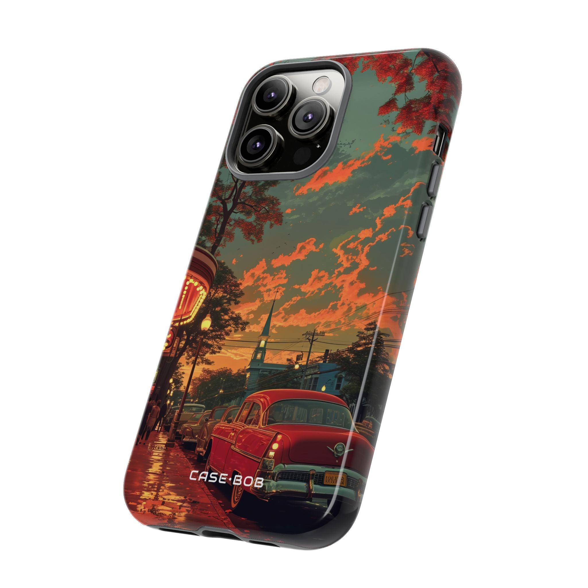Crimson Classic iPhone 14 Pro Max Case - Tough