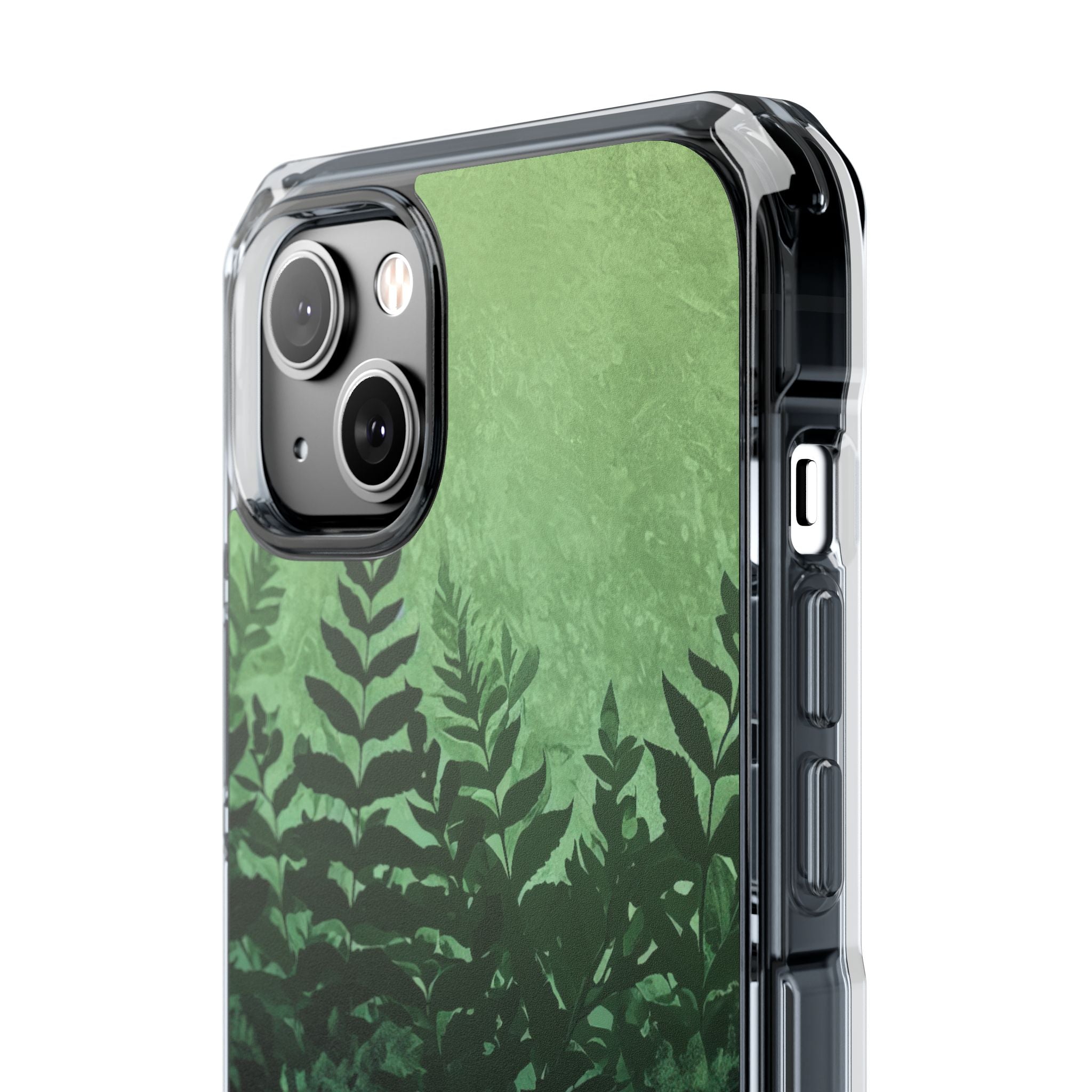 Verdant Fern Silhouettes iPhone 14 - Impact Clear+