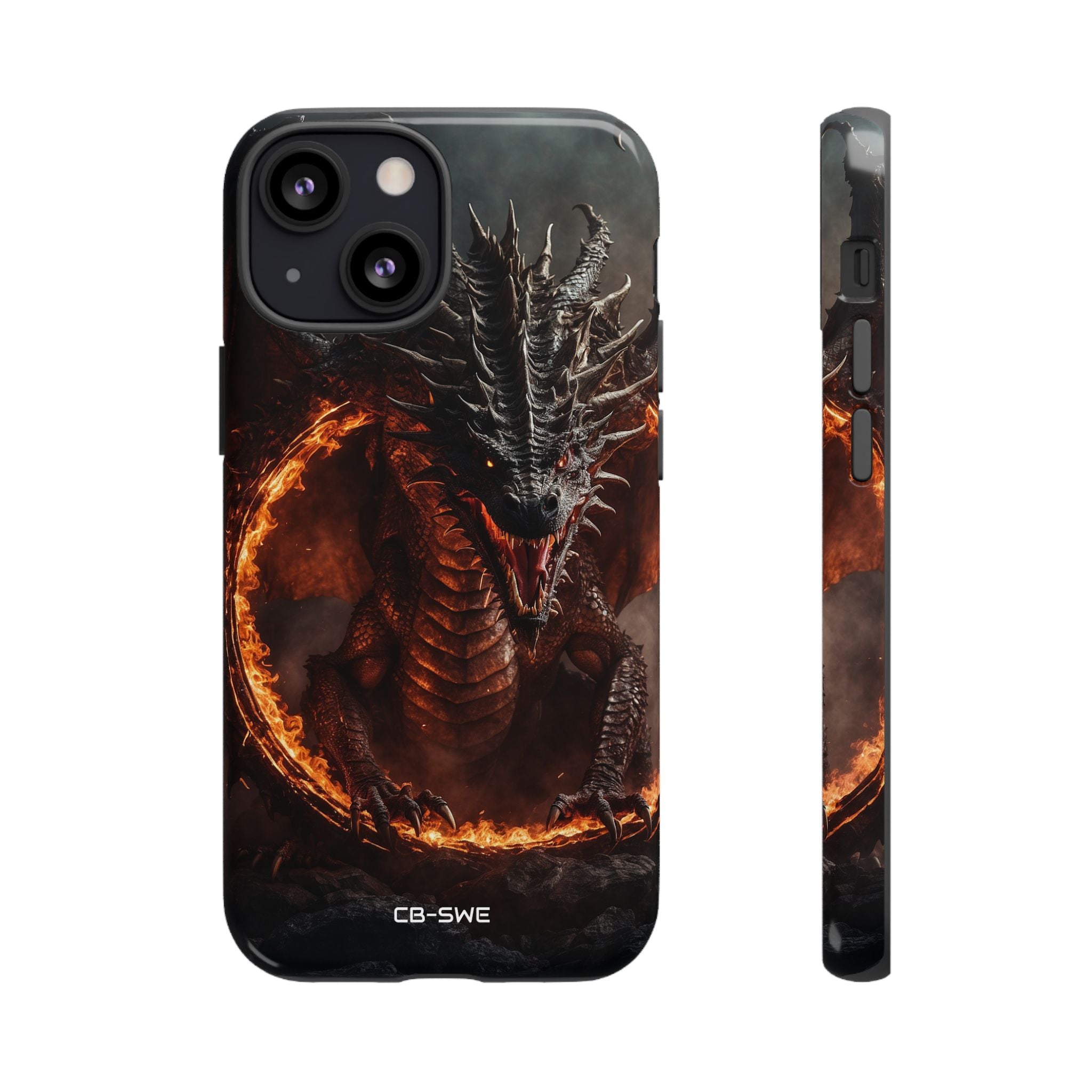 Fiery Dragon Roars - iPhone Case