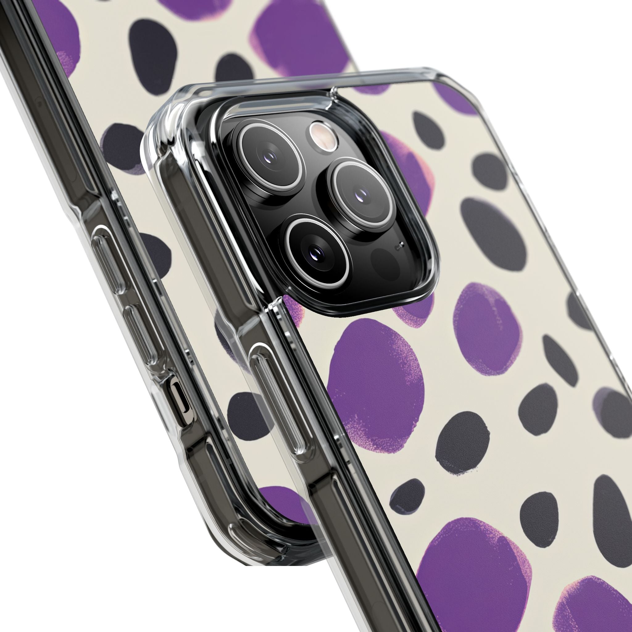Purple Pebble Dance iPhone 14 - Impact Clear+