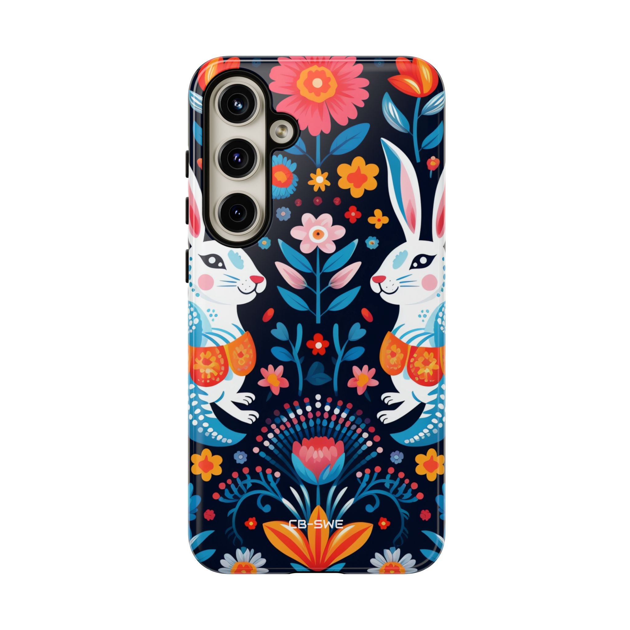 Bunnies Hop Flowers - Samsung Case