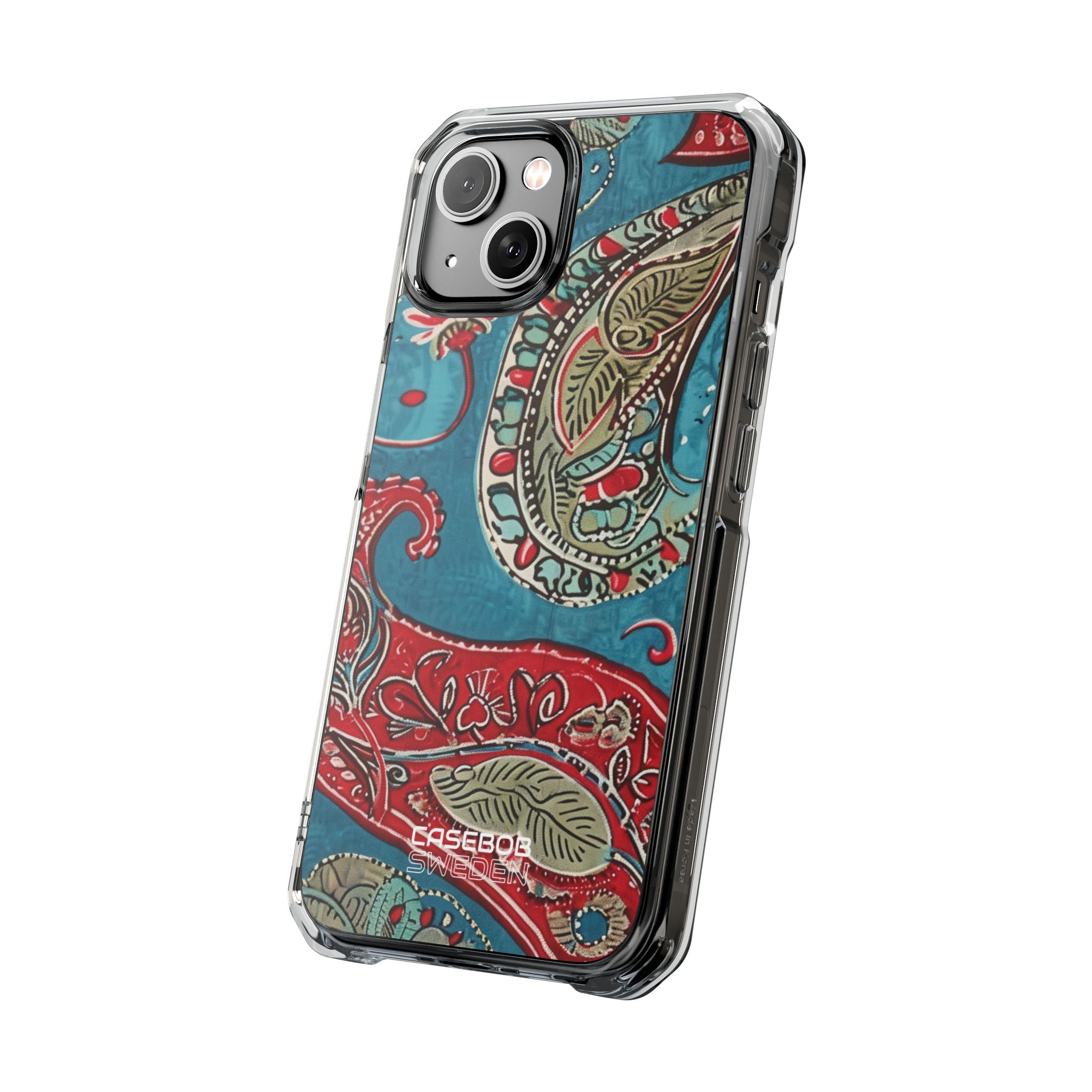 Paisley Floral Fusion iPhone 14 - Impact Clear+