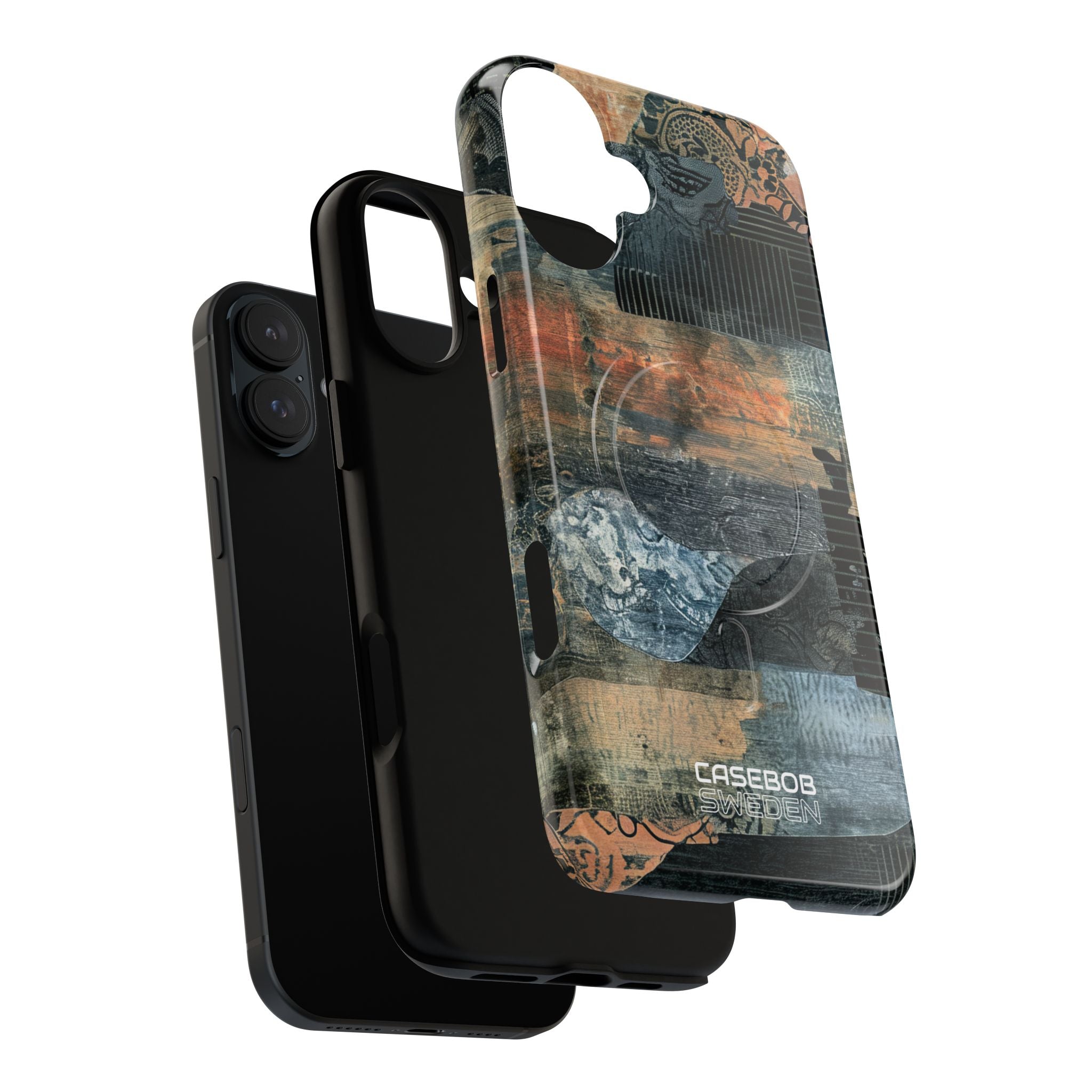 Rust Bloom Tangle iPhone 16 - Tough+