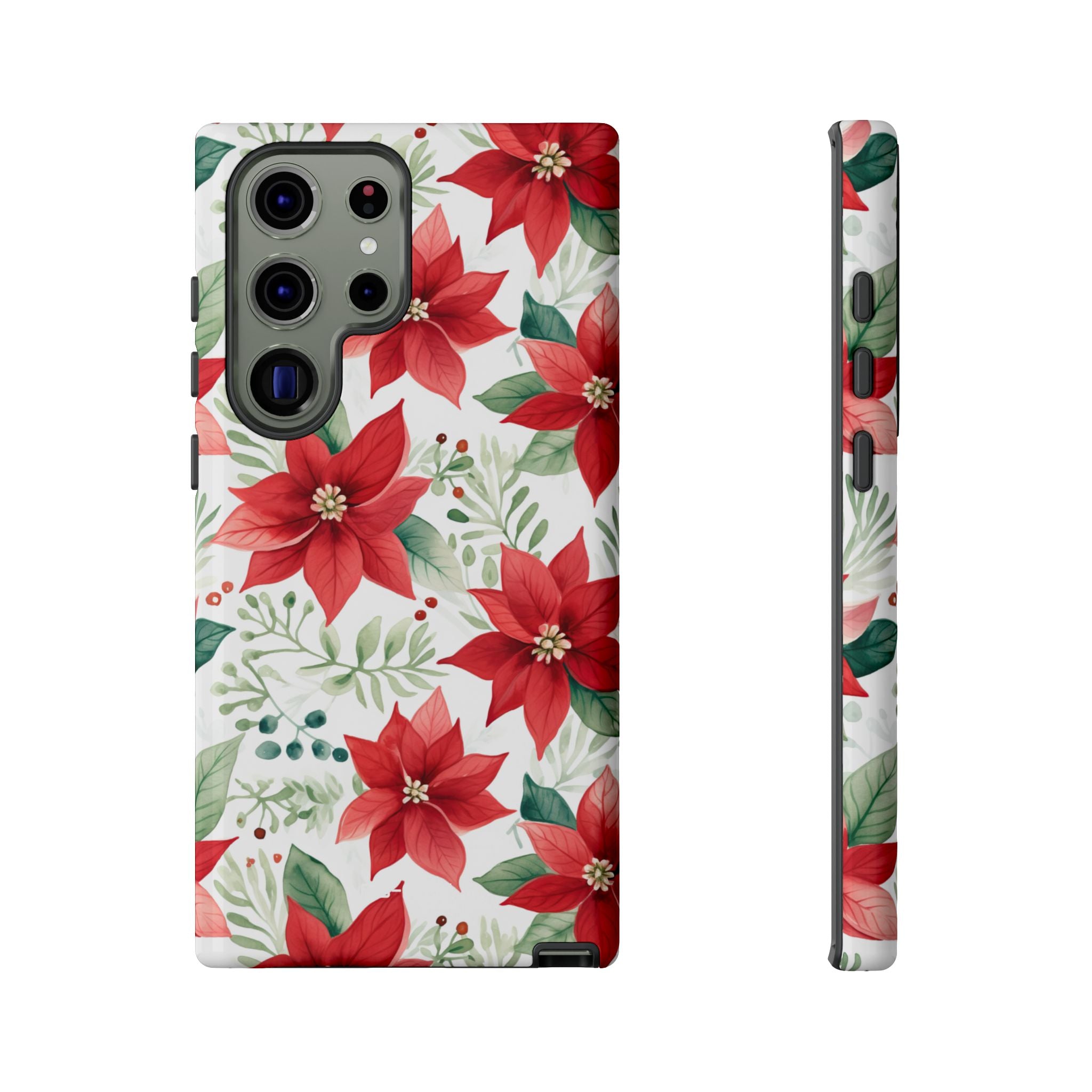 Poinsettias Bloom Bright - Samsung Case