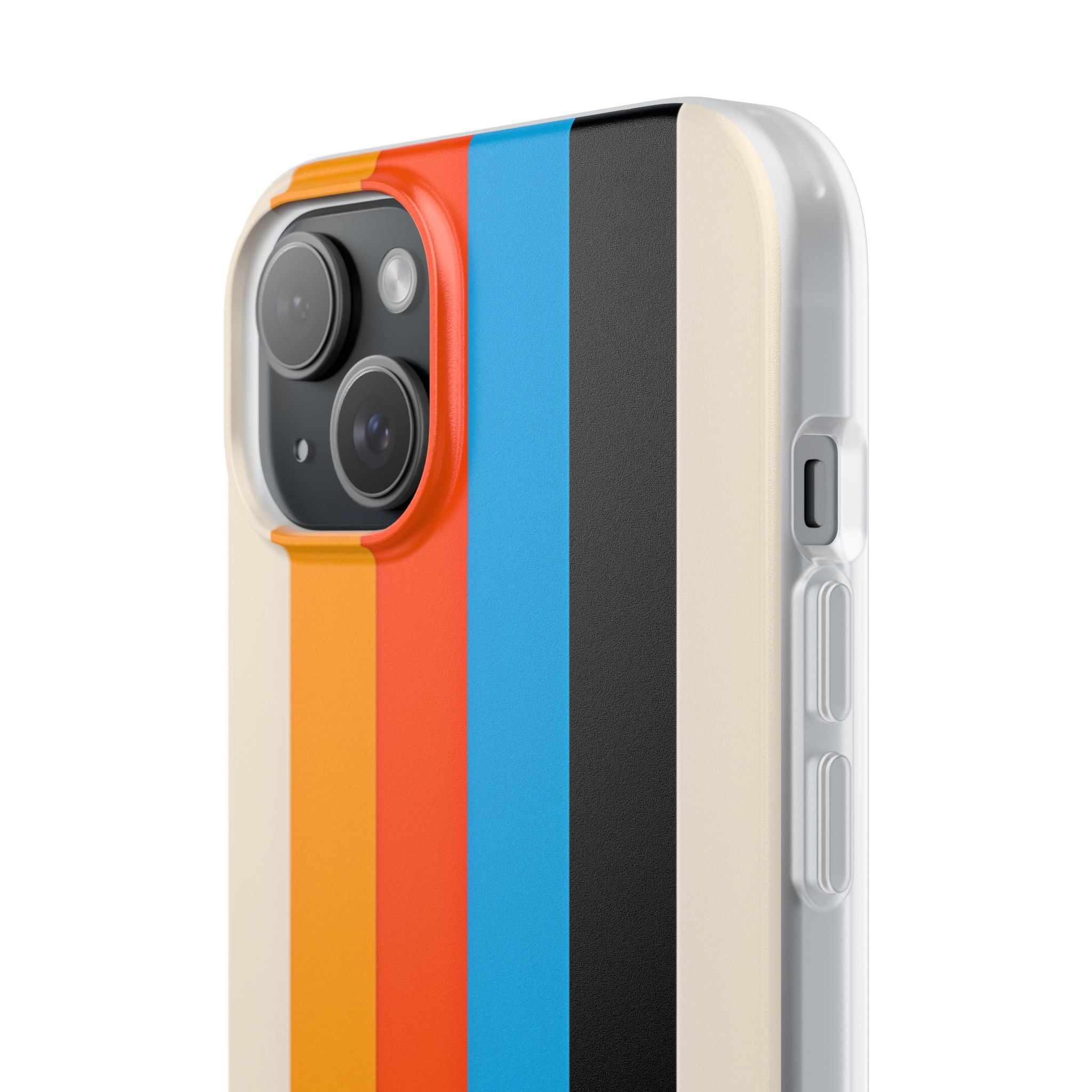 Vivid Stripe Harmony iPhone 15 Plus Case - Soft