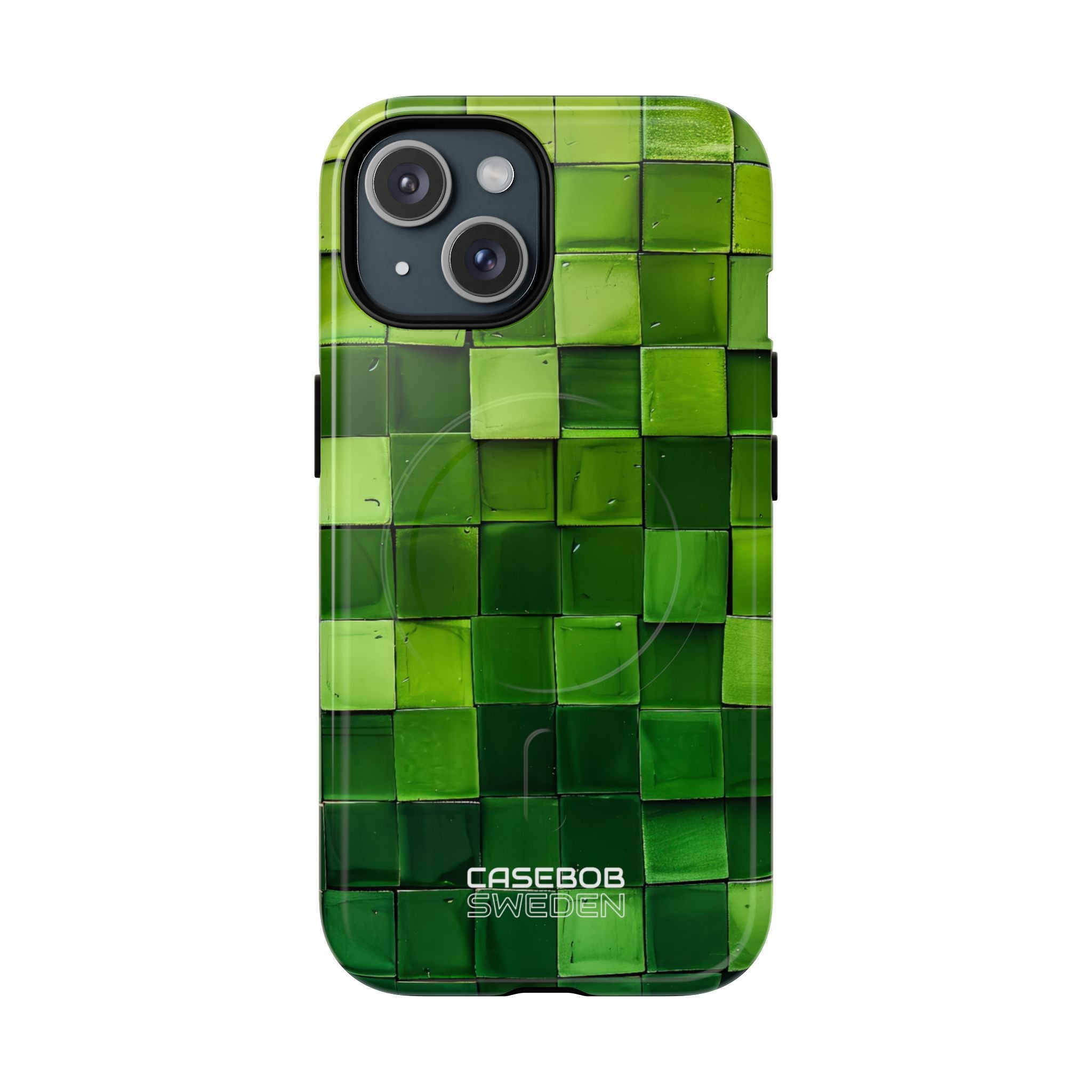 Green Tile Harmony iPhone 15 - Tough+