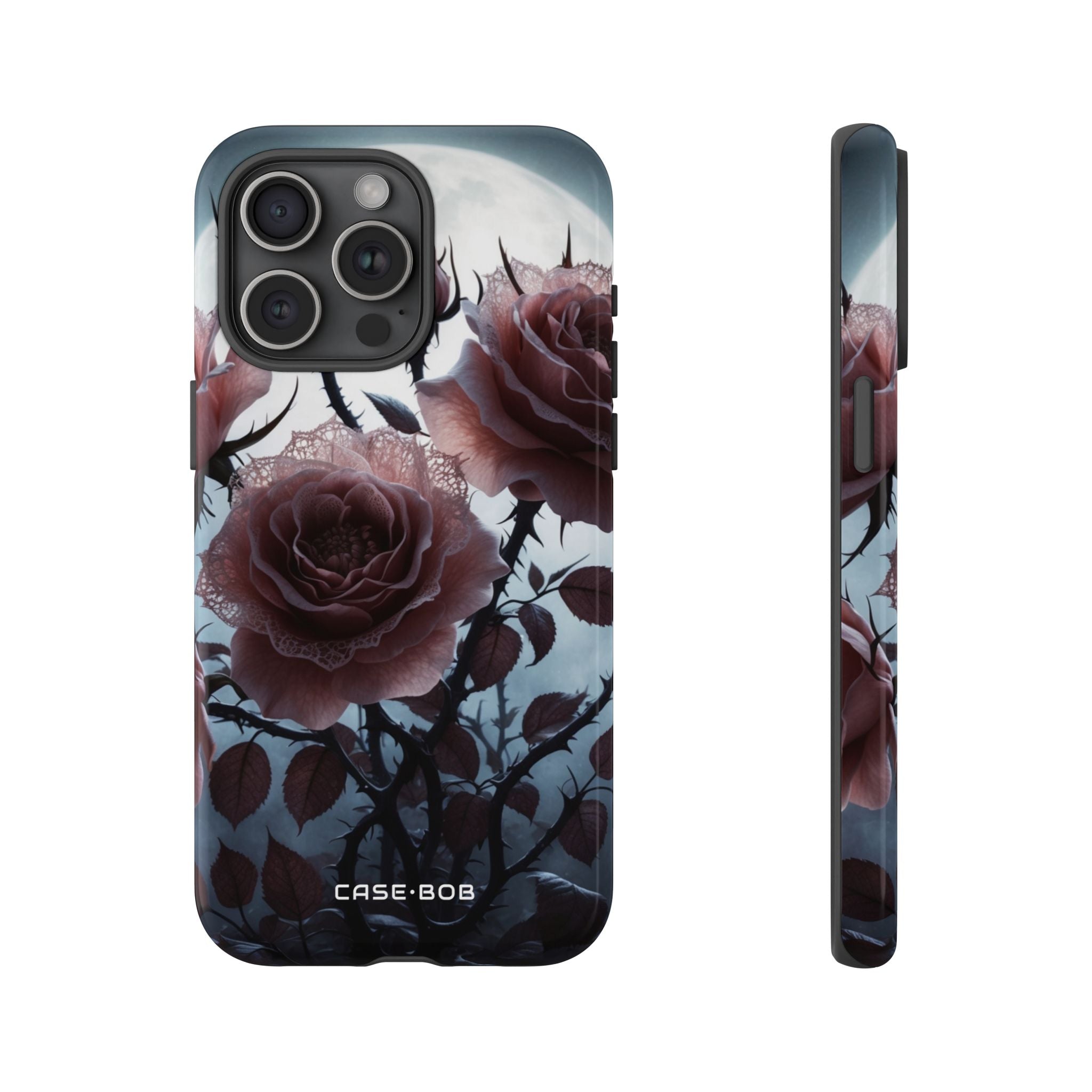 Luminous Rose Thorns iPhone 15 Pro Max Case - Tough